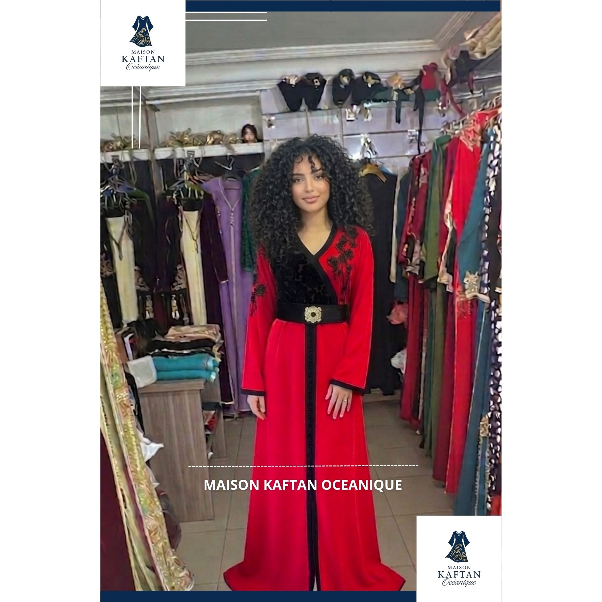 Takchita Moderne Rouge & Noir