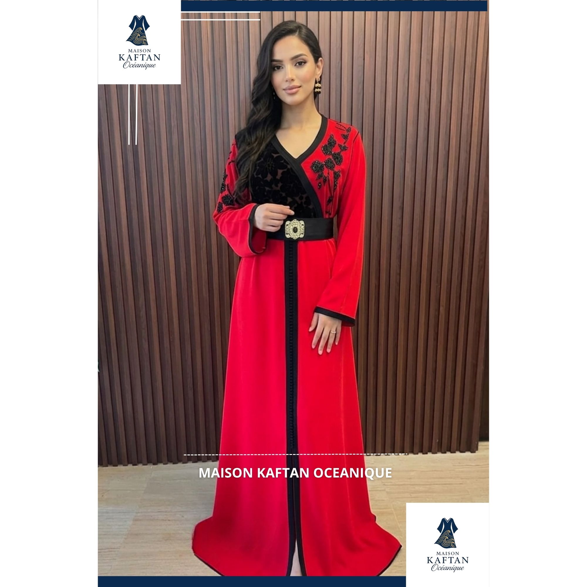 Takchita Moderne Rouge & Noir