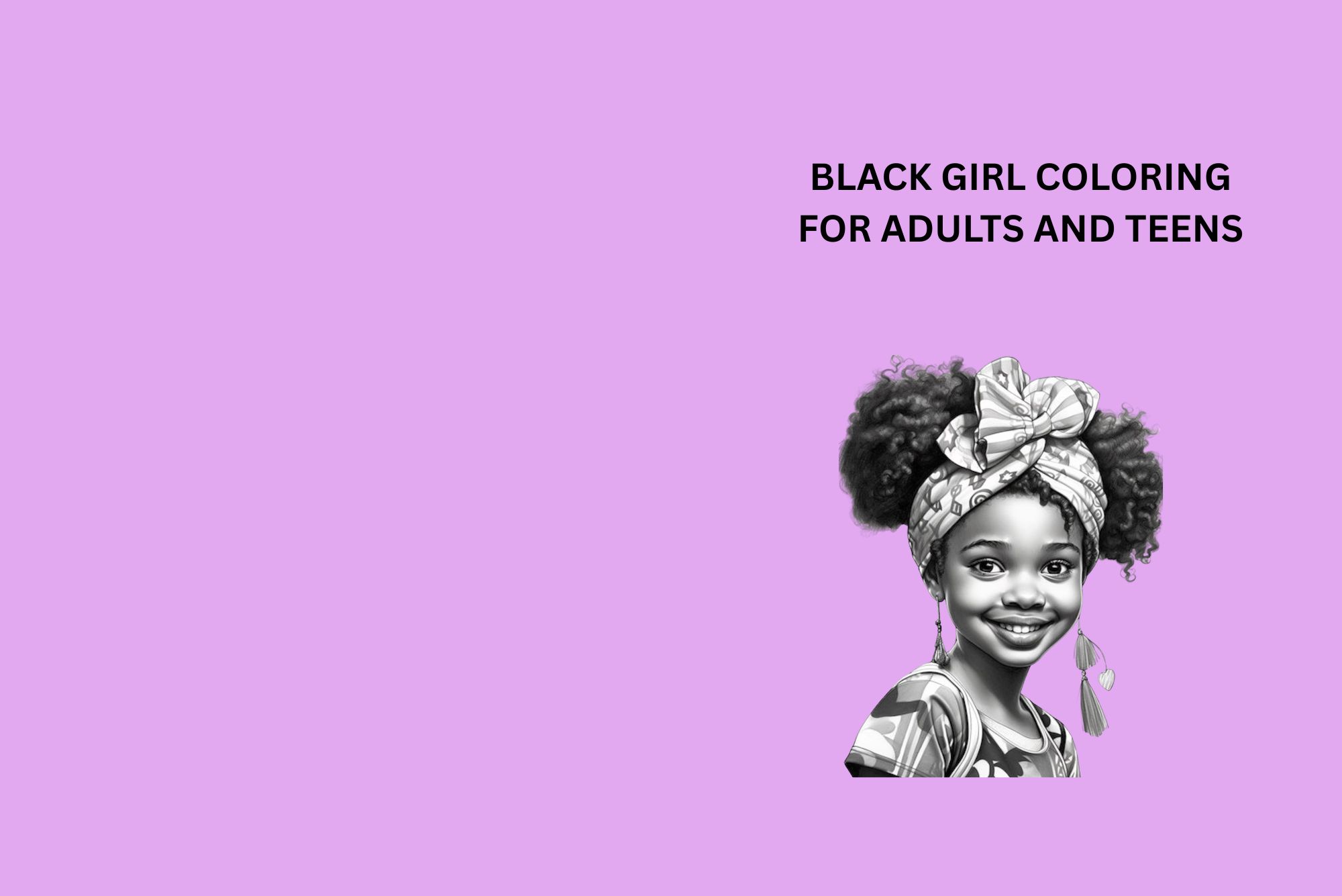 Black Girl Coloring Book