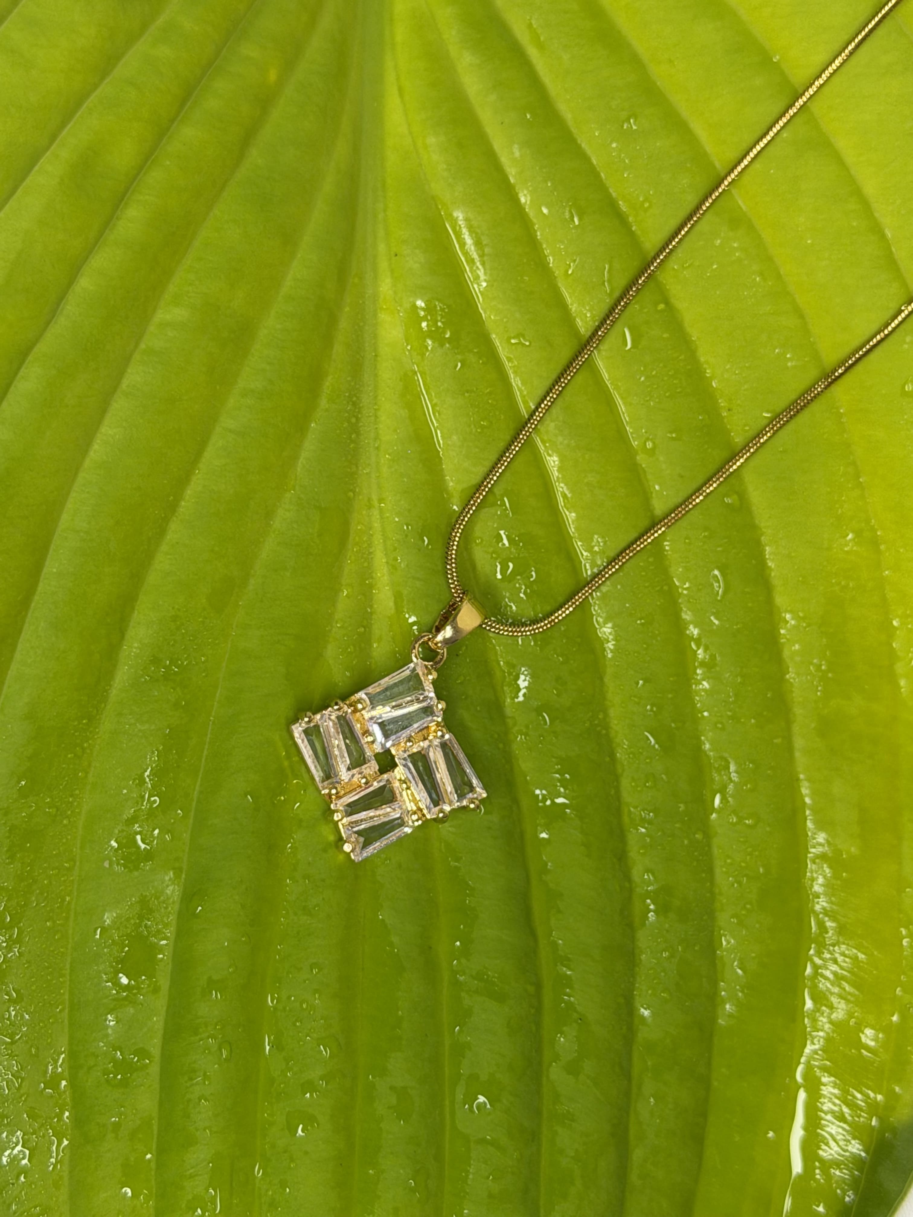 THE ICE GRID NECKLACE