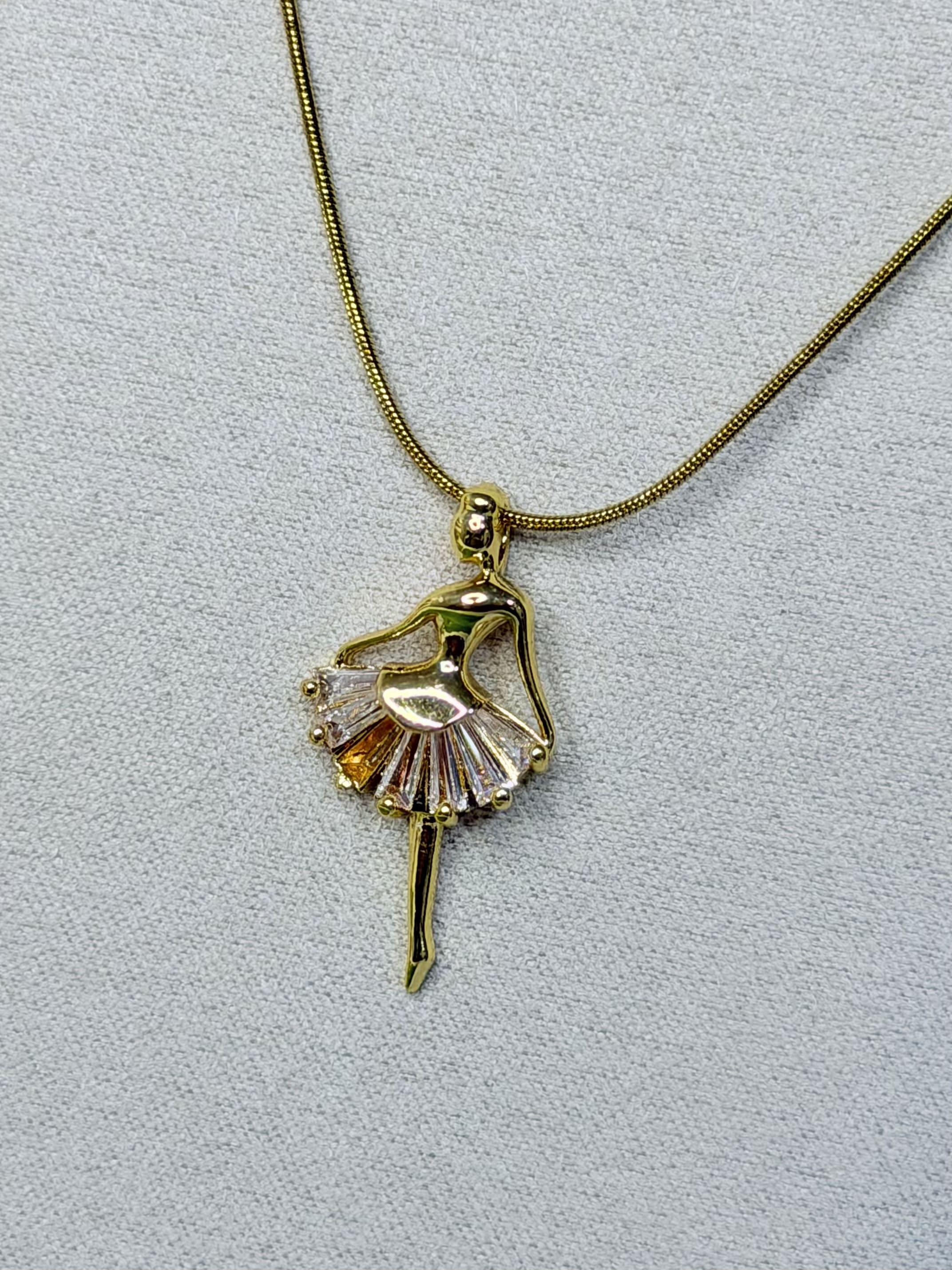 THE EVERGLOW BALLERINA NECKLACE