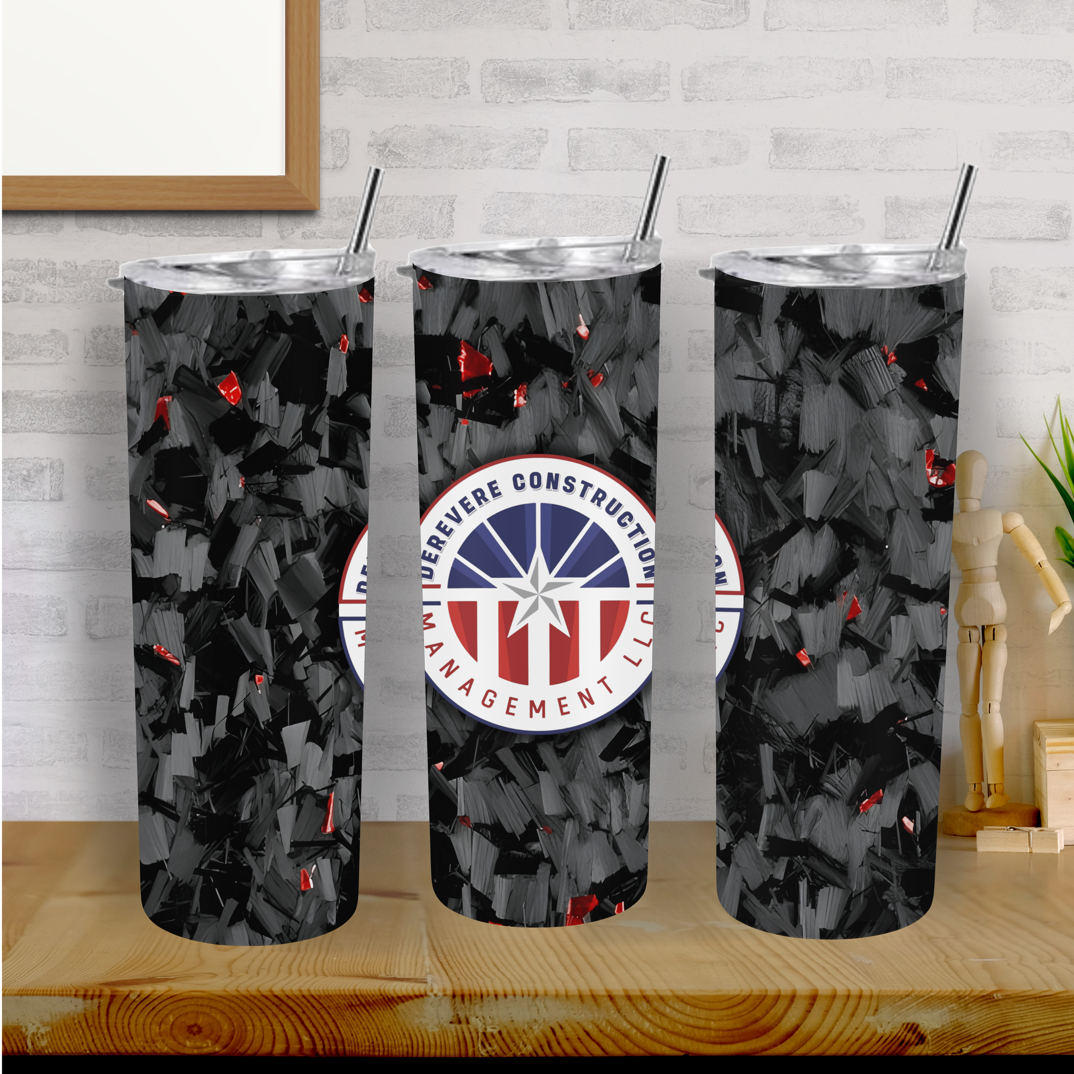 Custom Construction Logo Tumbler