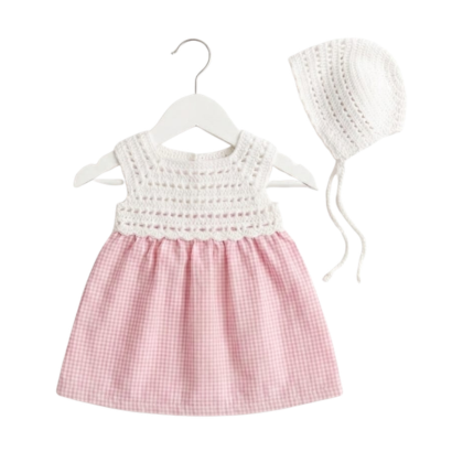 Vestido tejido para bebé