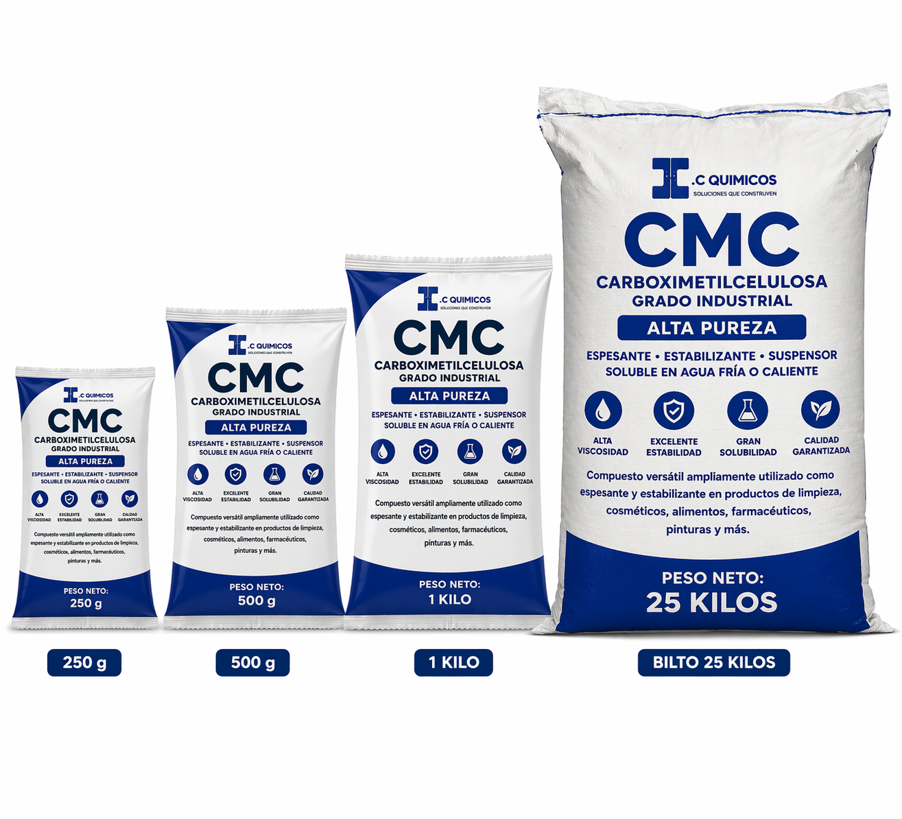 Carboximetilcelulosa CMC Grado Industrial