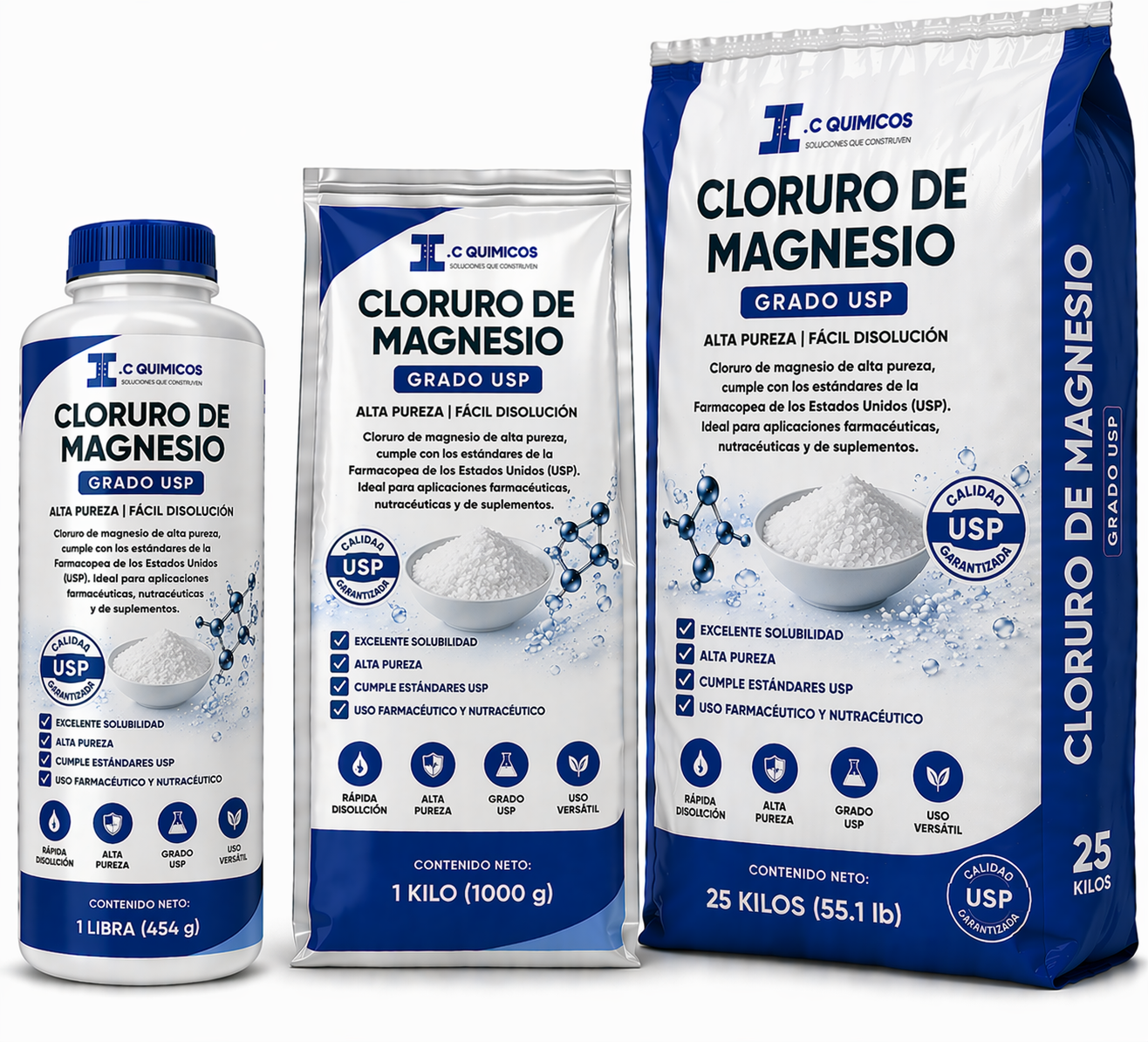 Cloruro de Magnesio Grado USP