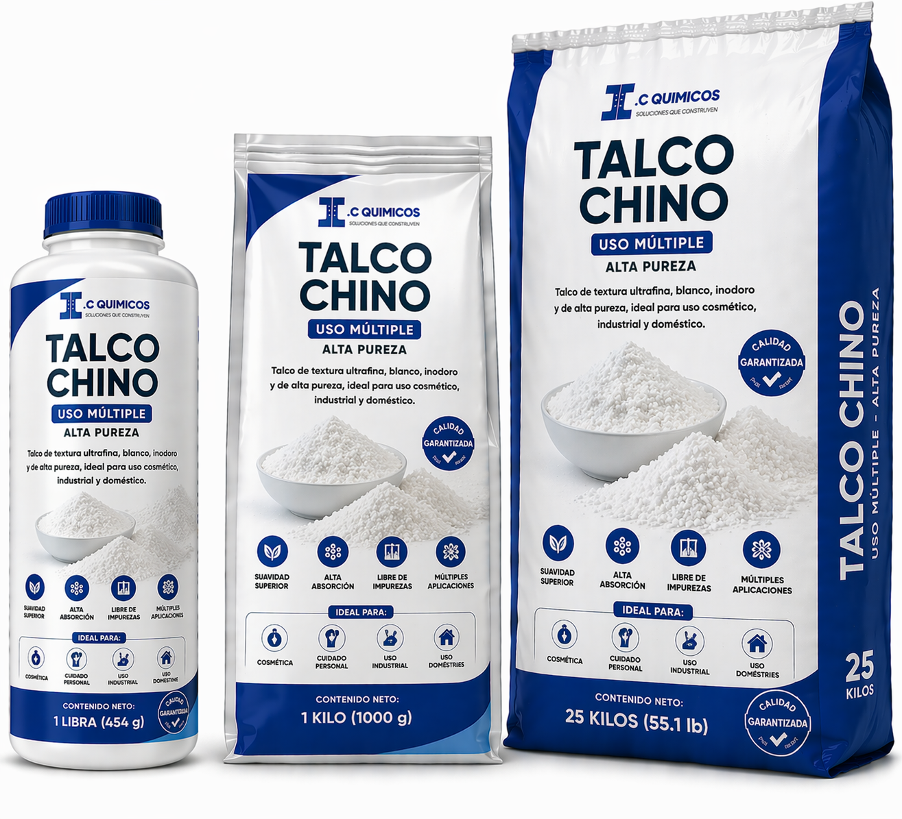 Talco Chino Alta Pureza