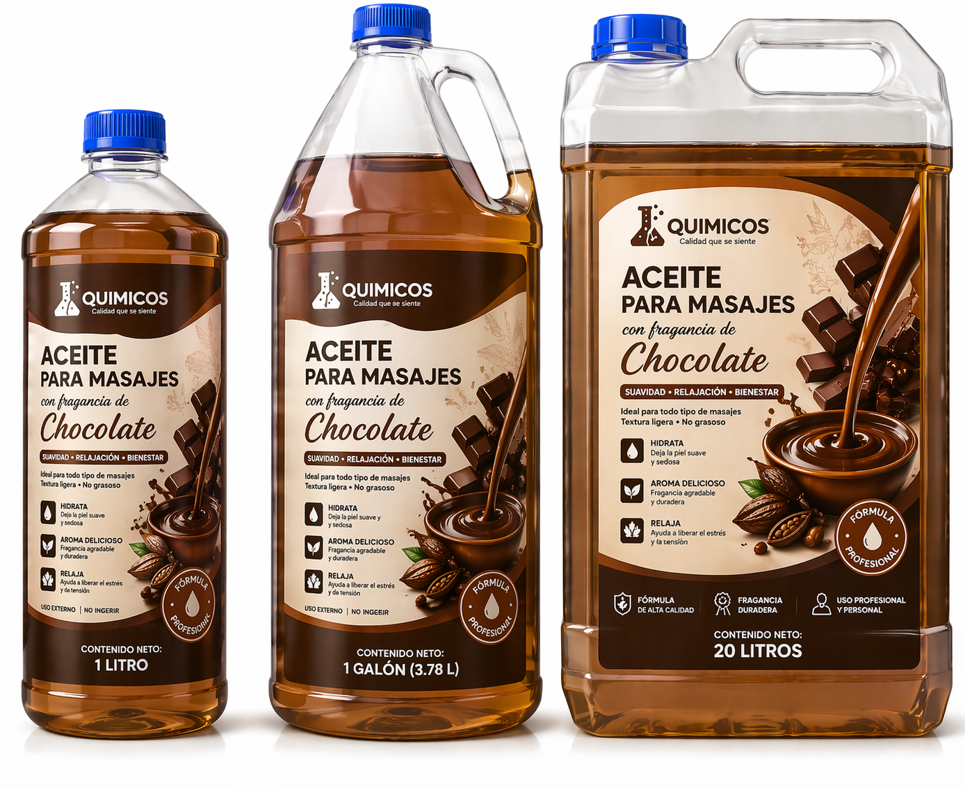 Aceite para masajes  de Chocolate 