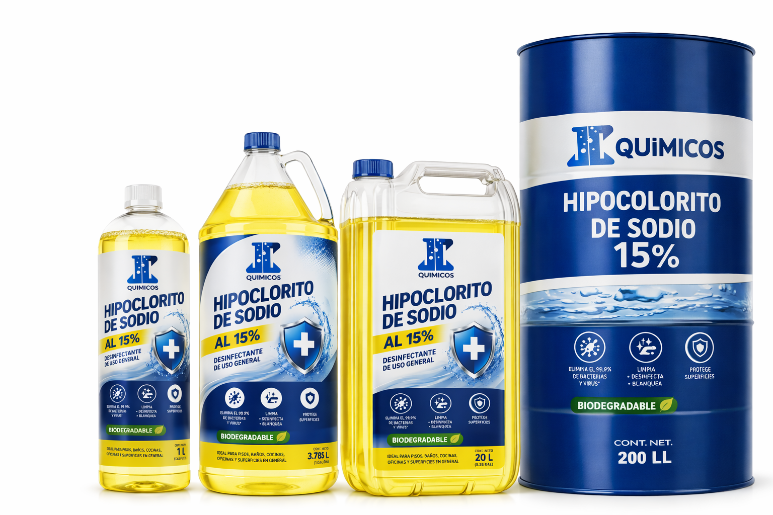 Hipoclorito de Sodio 15%