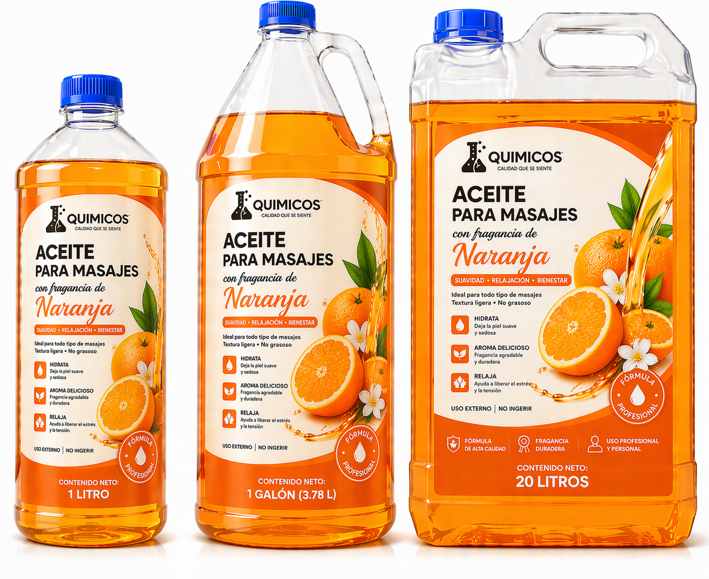 Aceite para masajes de Naranja