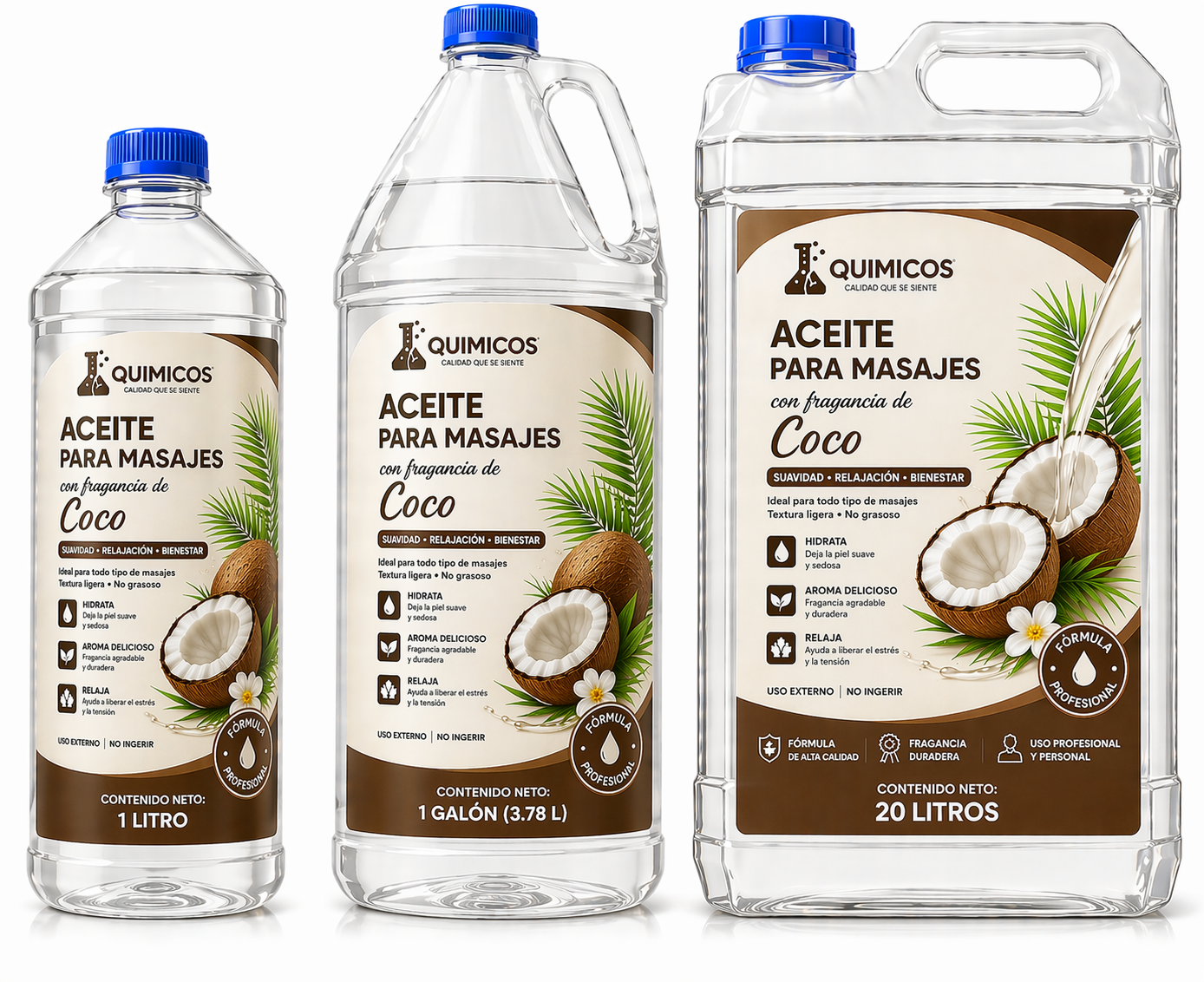 Aceite para masajes de Coco