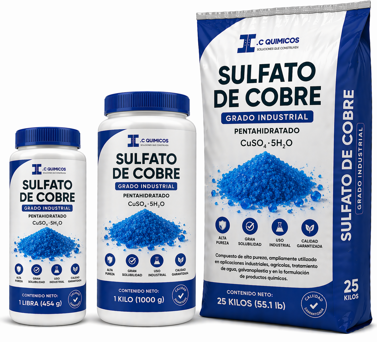 Sulfato de Cobre Pentahidratado