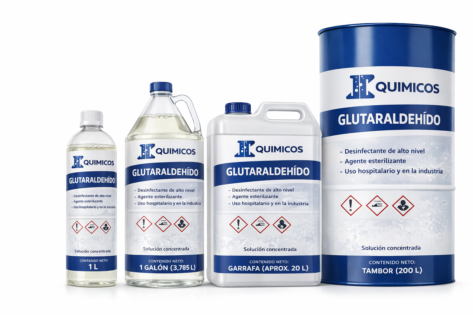 Glutaraldehído Químicos