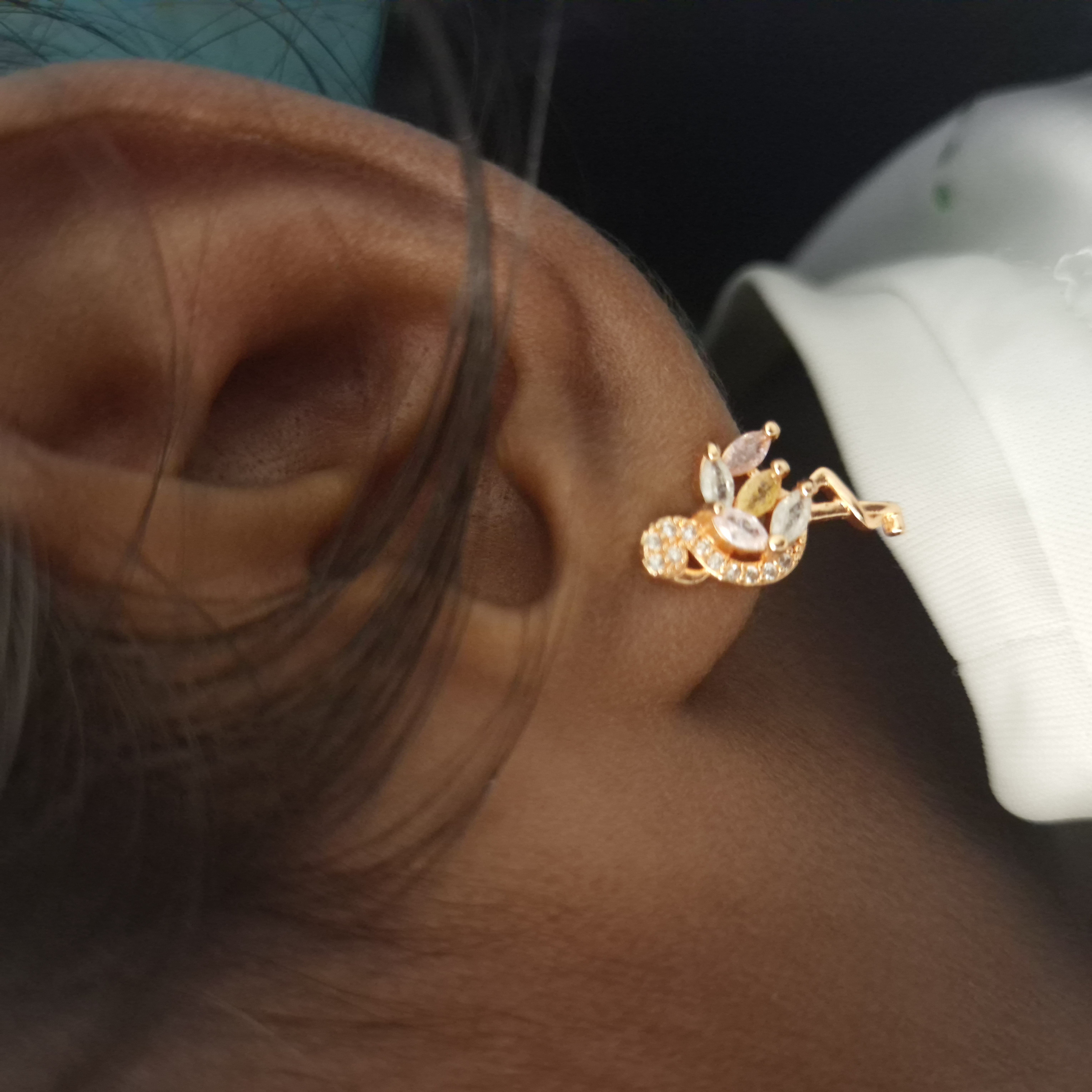 Multicolor Crystal Elegant Stud
