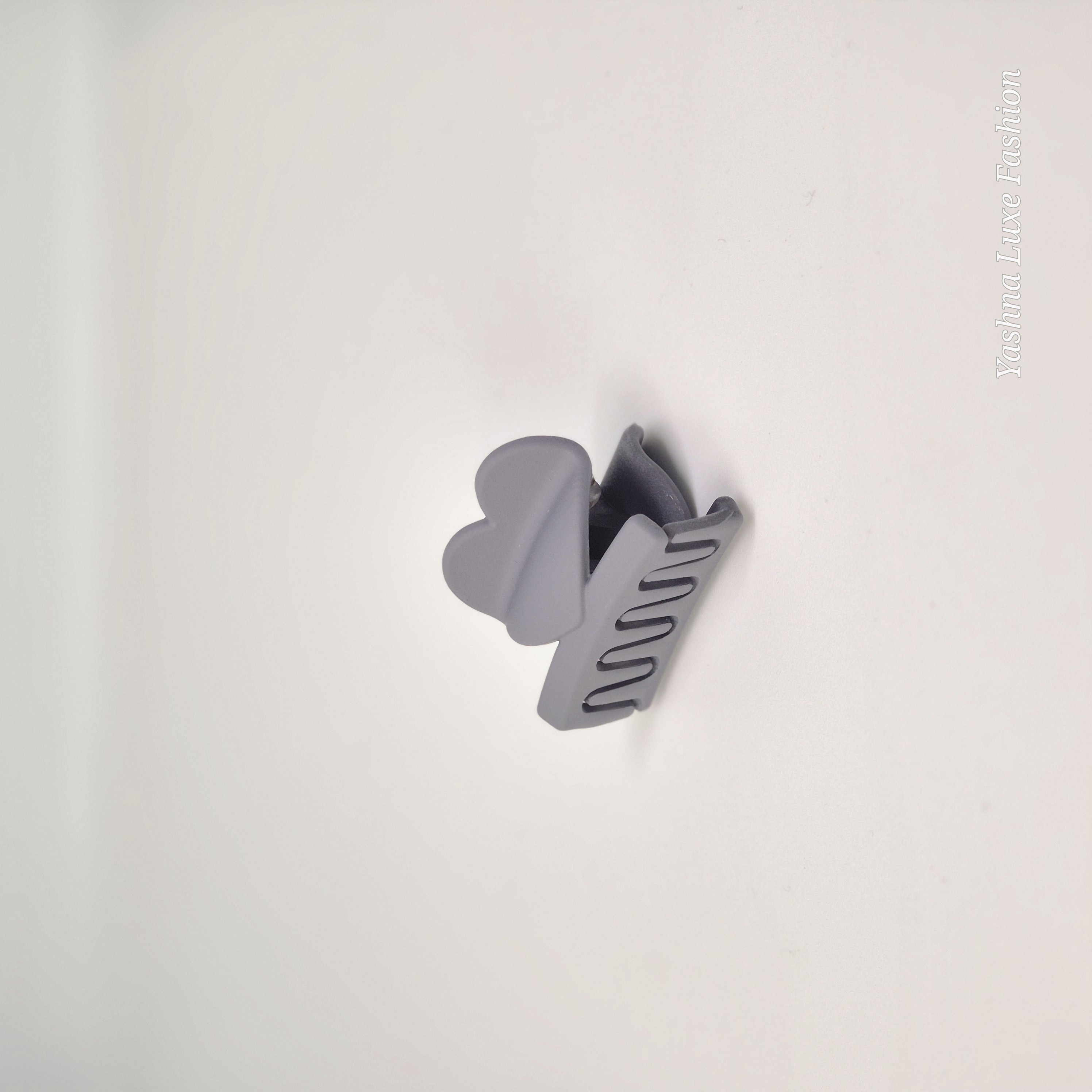 Heart-Shaped Hair Claw Clip Small