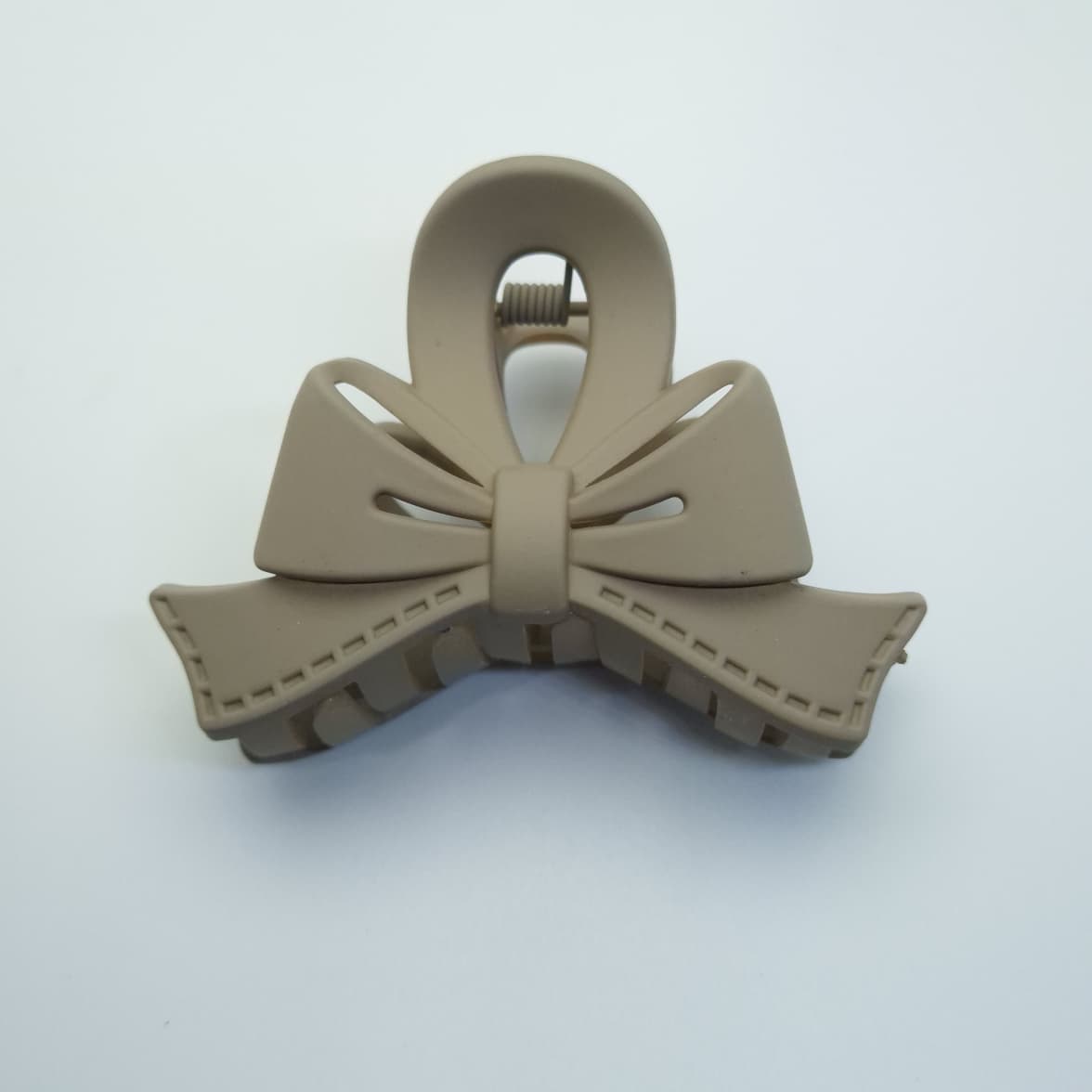 Matte Bow-Shaped Hair Claw Clip