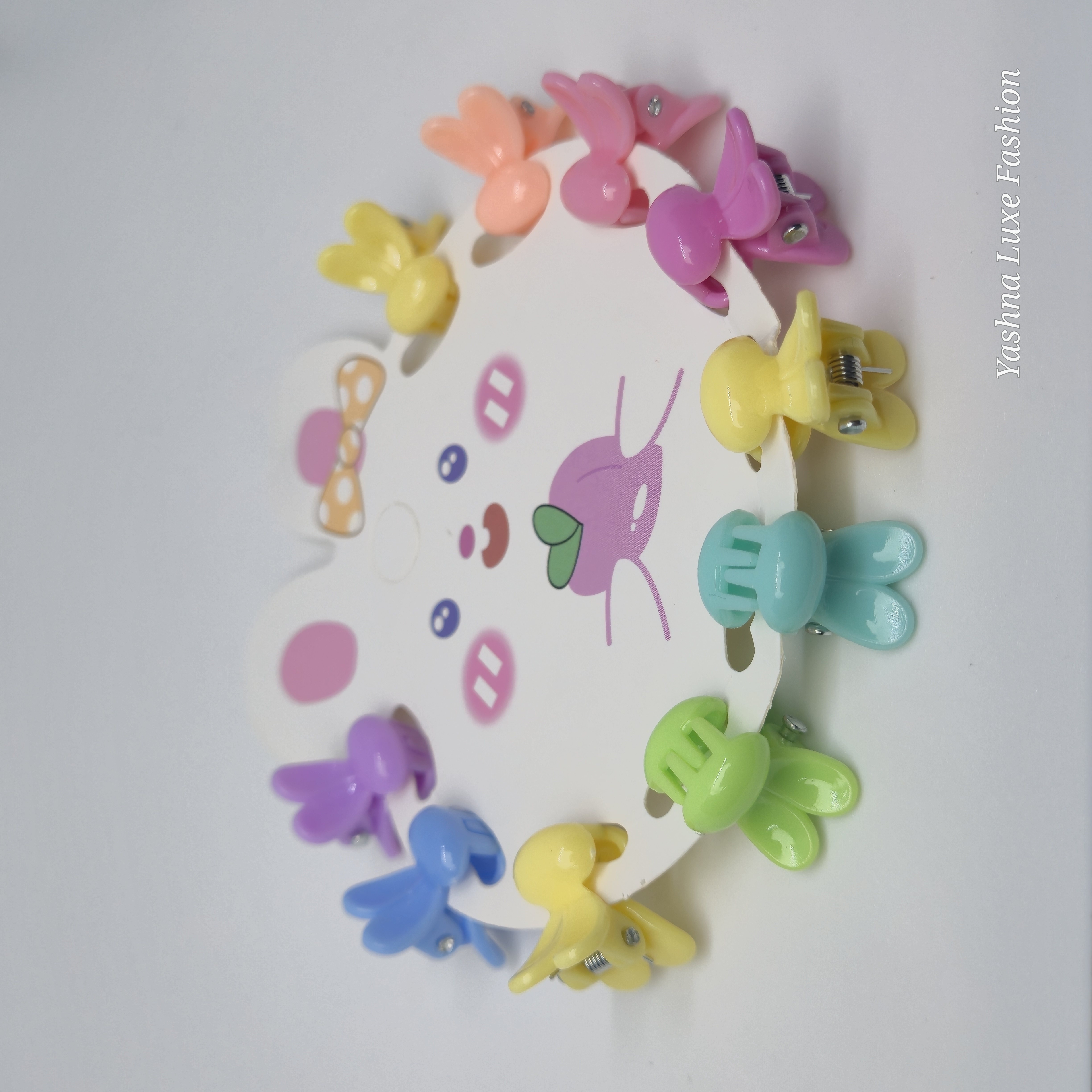 Cute Bunny Hair Clips Set