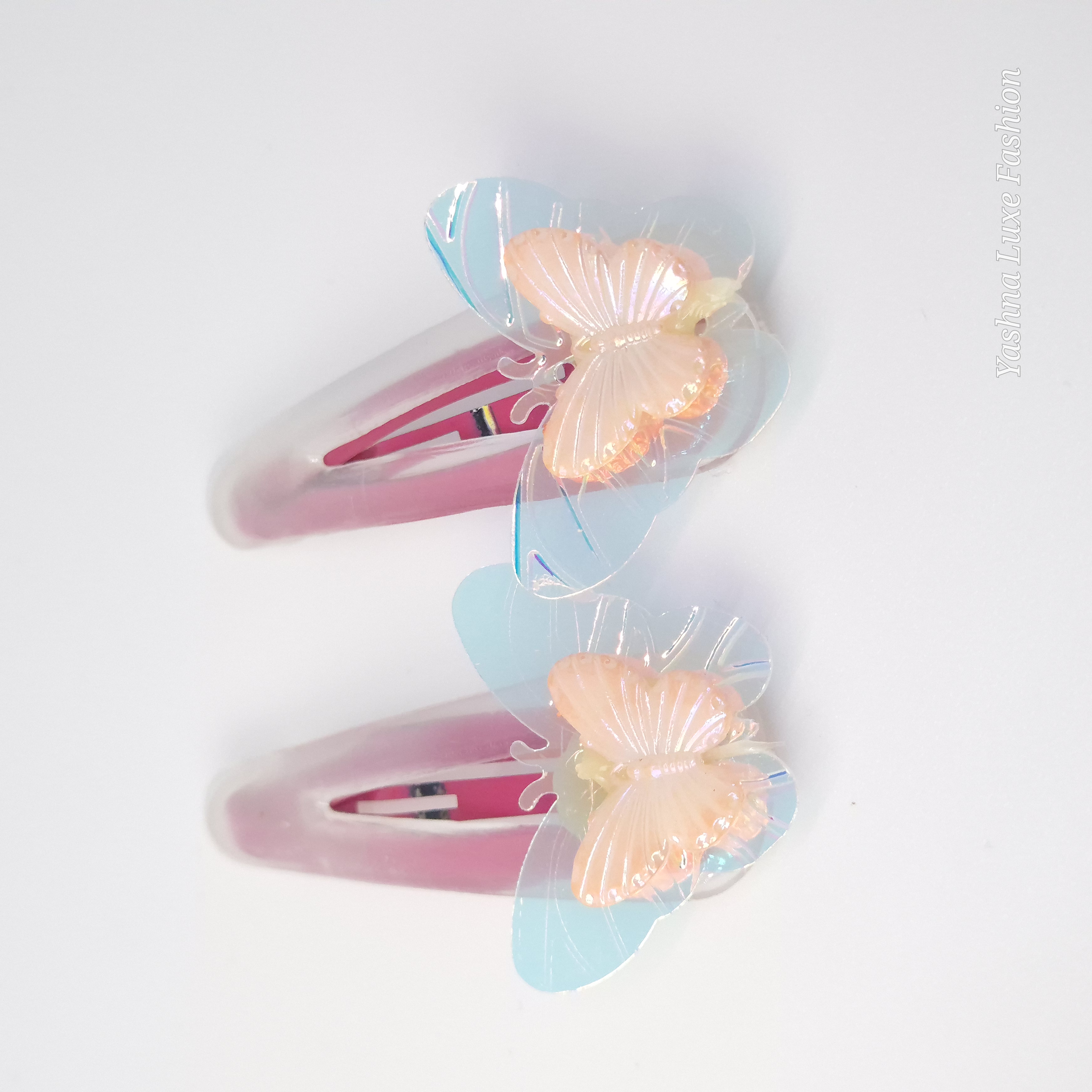 3D Butterfly Tic - Tac Hair Clips