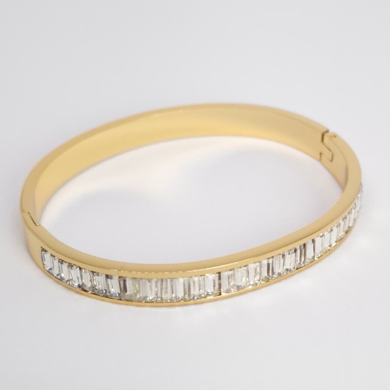 Anti Tarnish Gold Diamond Bracelet Small Size