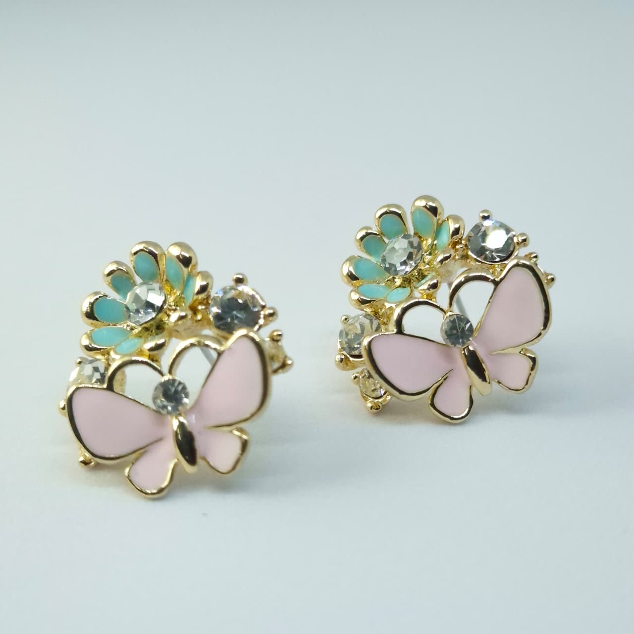 Butterfly Blossom Stud Earrings