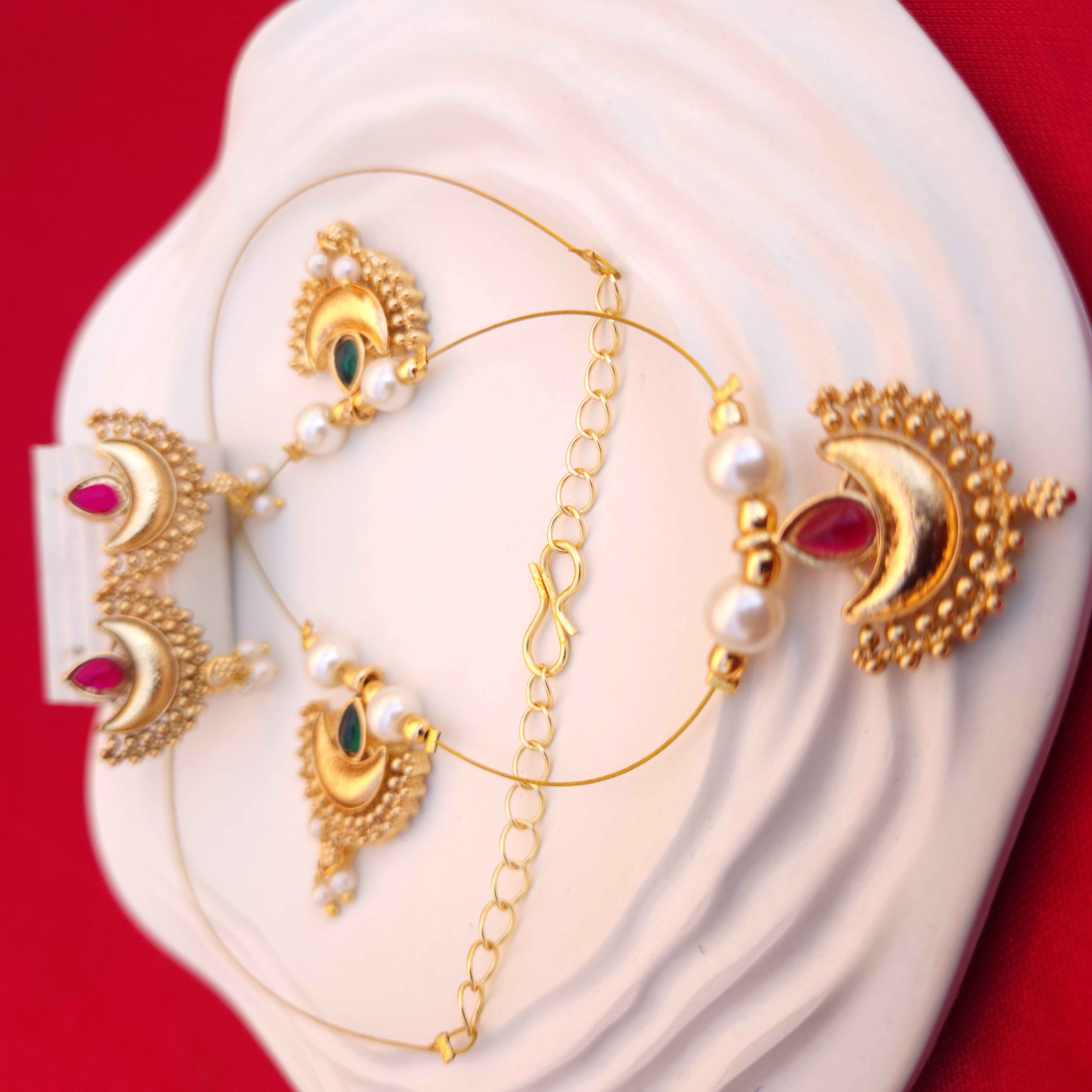 Invisible Elegant Gold-Plated Jewelry Set