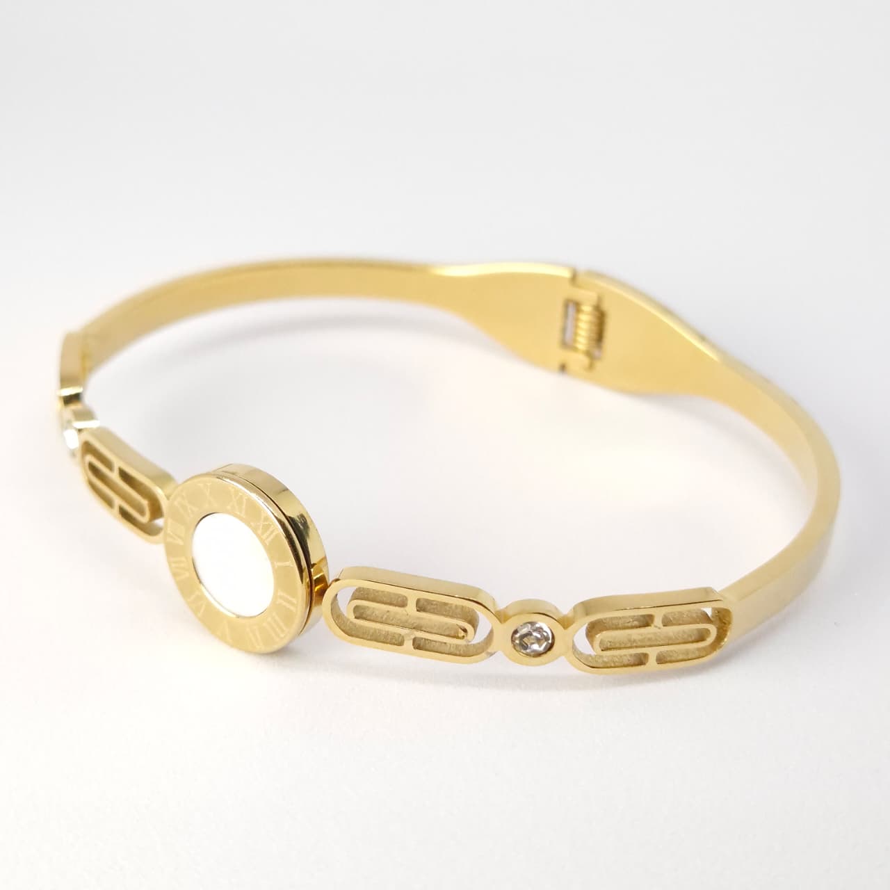 Gold Roman Numerals Bracelet