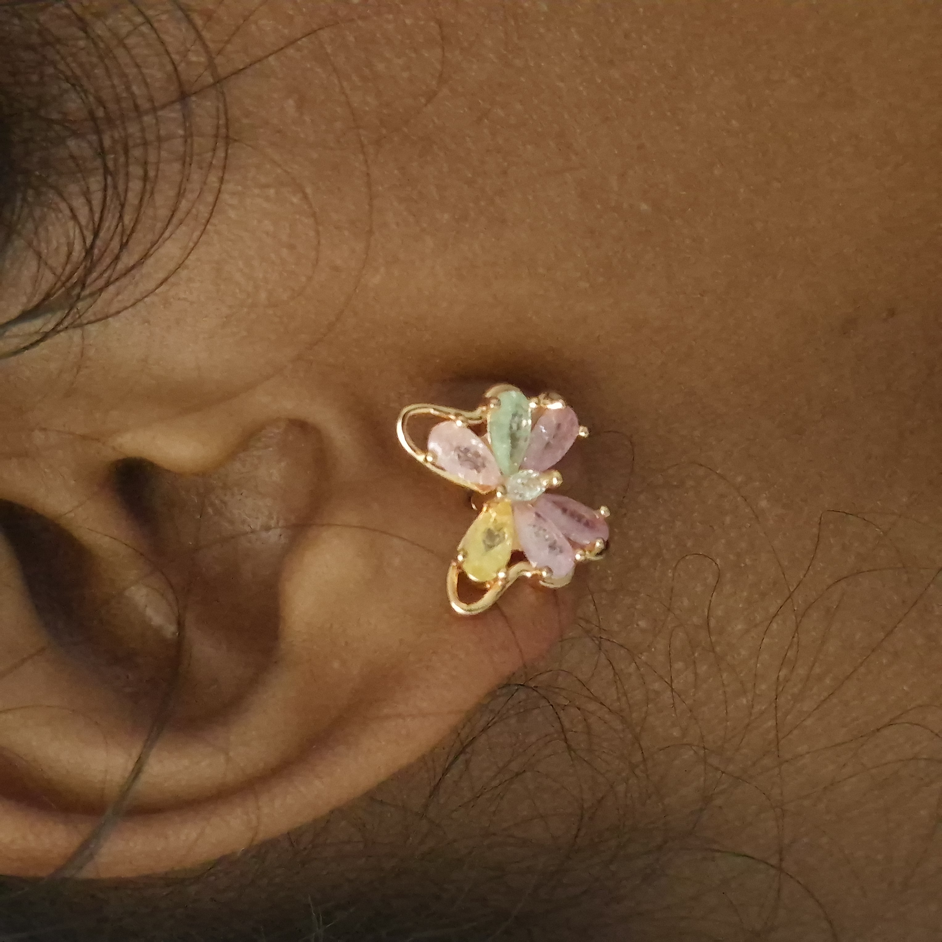 Enchanted Butterfly Crystal Earrings