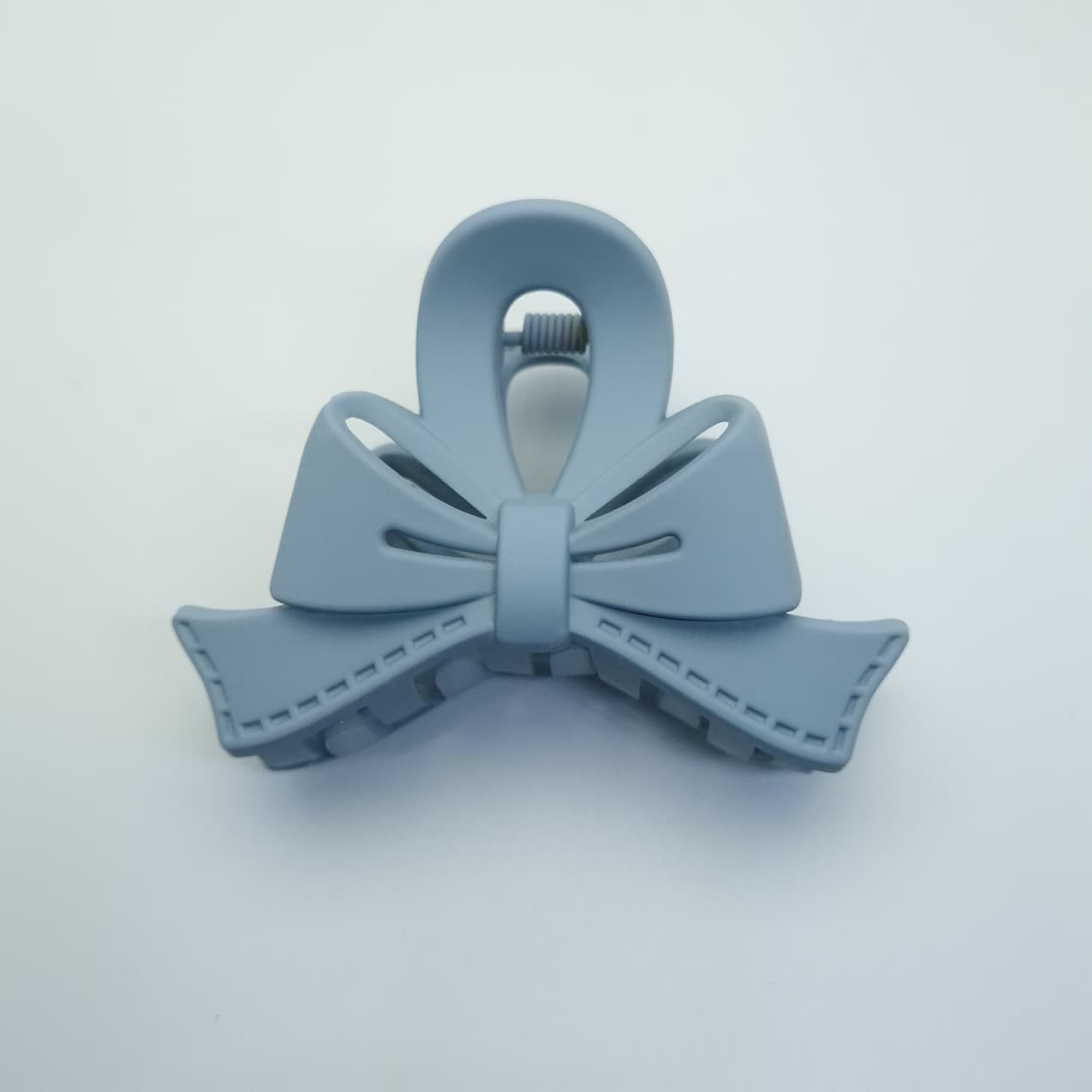 Matte Bow-Shaped Hair Claw Clip