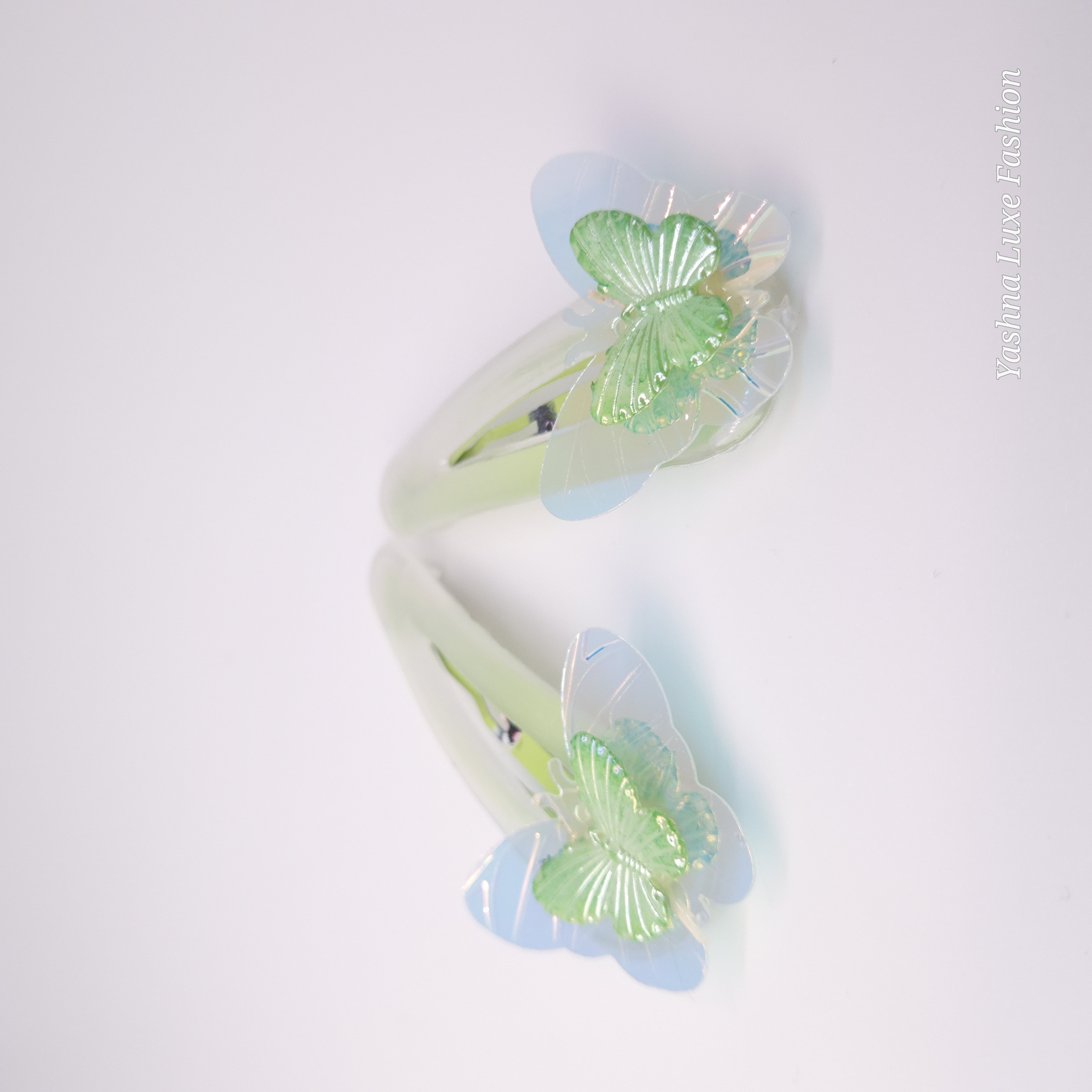 3D Butterfly Tic - Tac Hair Clips
