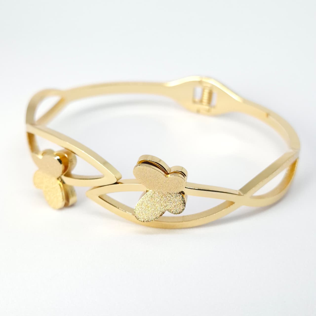 Anti Tarnish Twin Butterfly Bracelet
