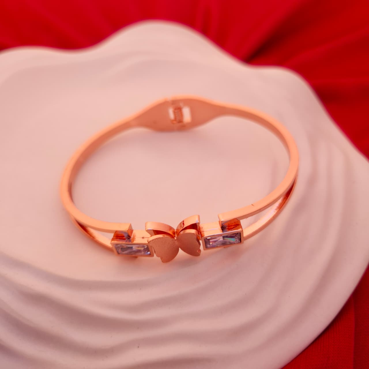 Butterfly Rose Gold Bracelet