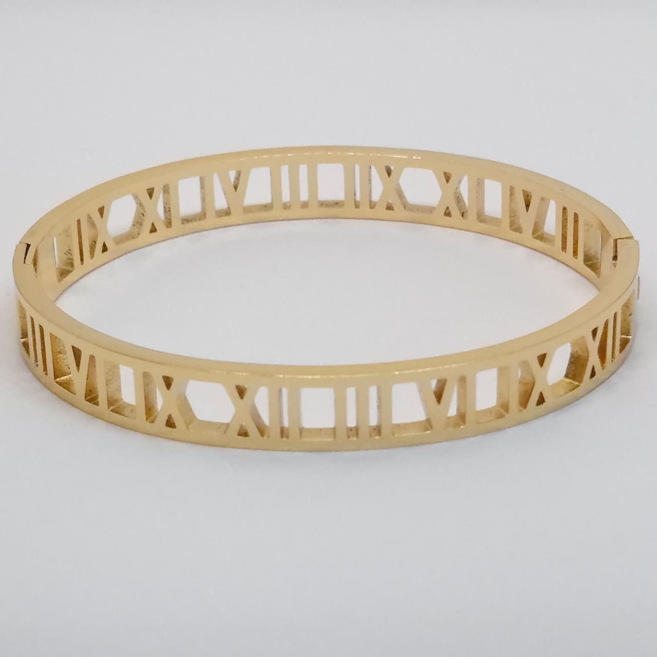 Anti Tarnish Roman Numeral Gold Bracelet