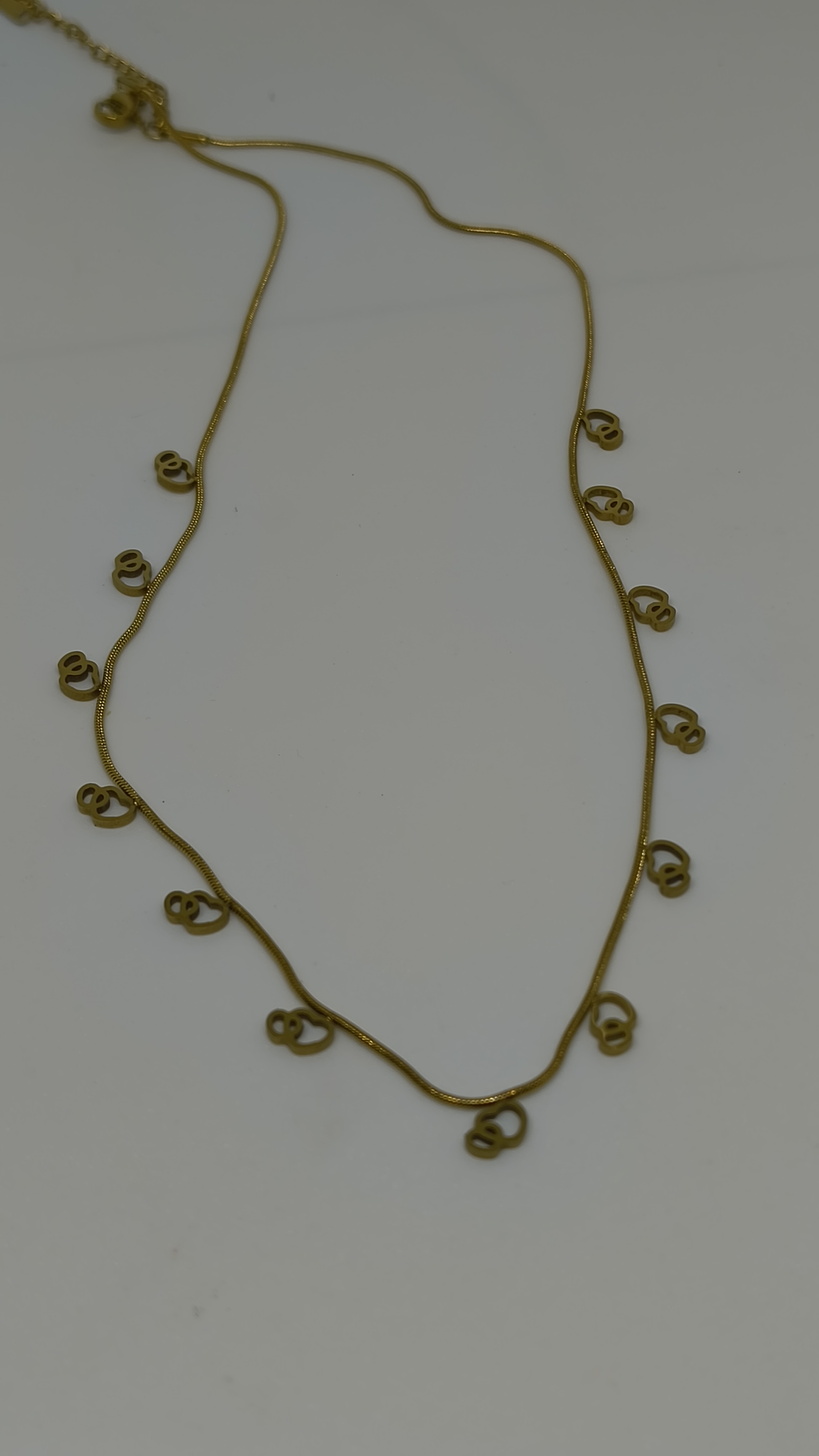 Anti Tarnish Elegant Gold-Tone Necklace
