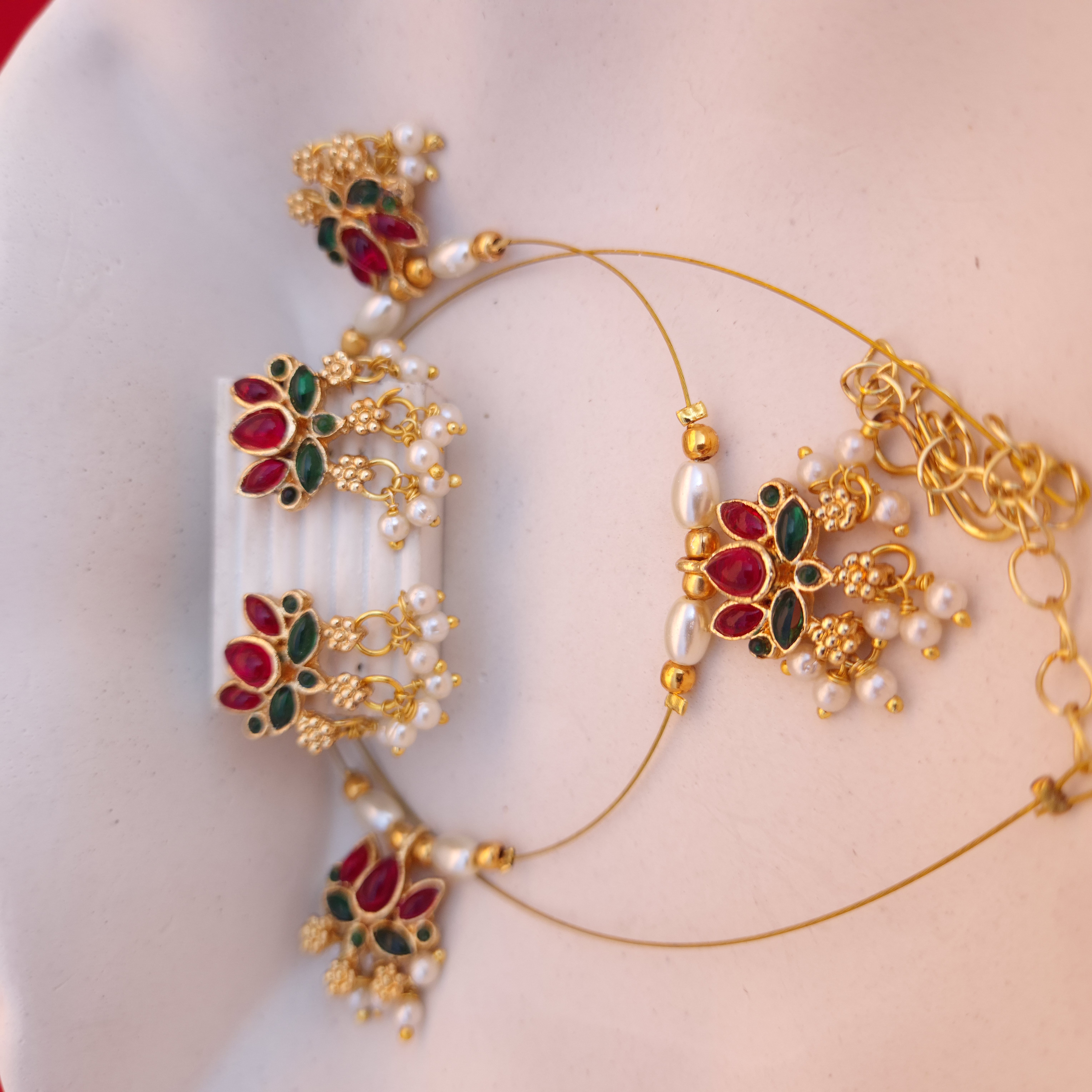 Invisible Elegant Gold-Plated Jewelry Set
