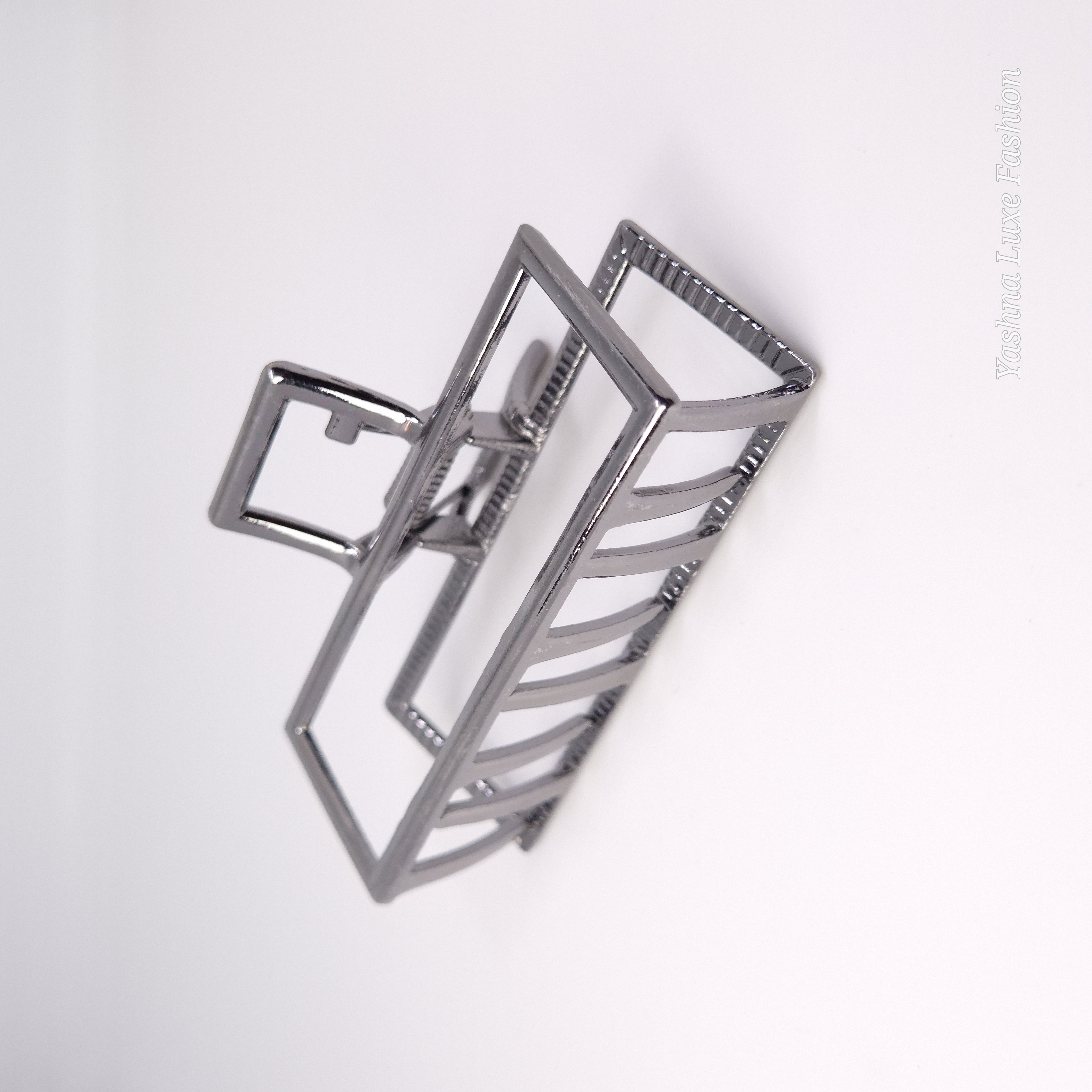 Rectangular Metal Hair Clip