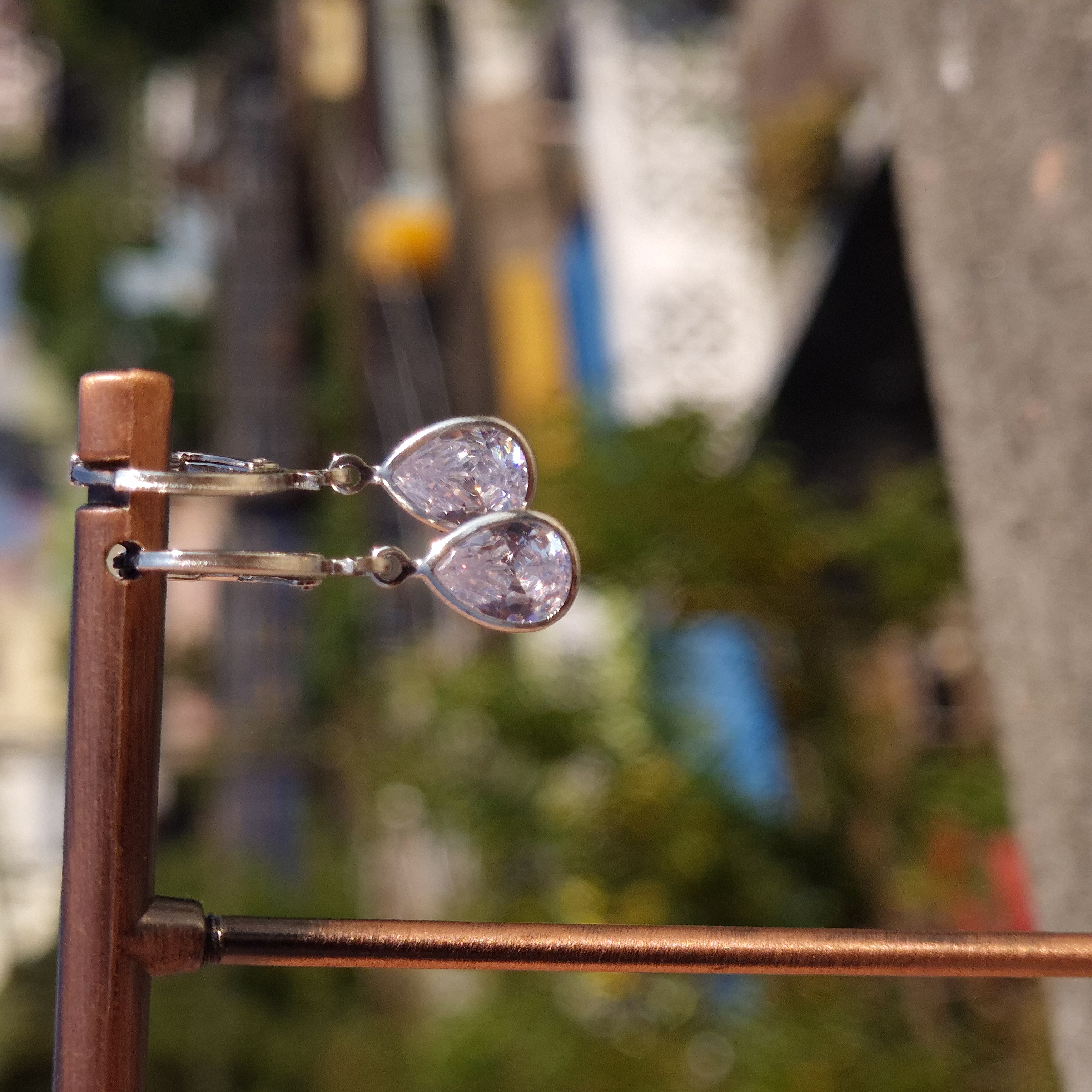 Dewdrop Radiant Crystal Earrings