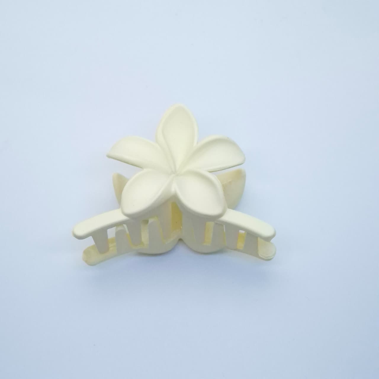 Matte Five Petal Flower Hair Claw Clip
