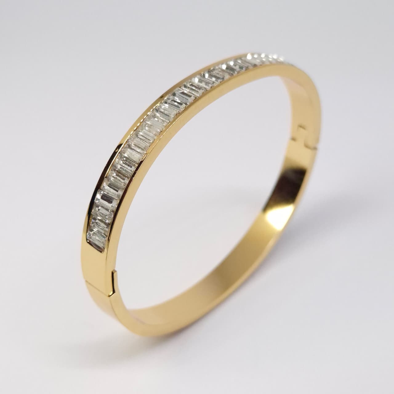 Anti Tarnish Gold Diamond Bracelet Small Size