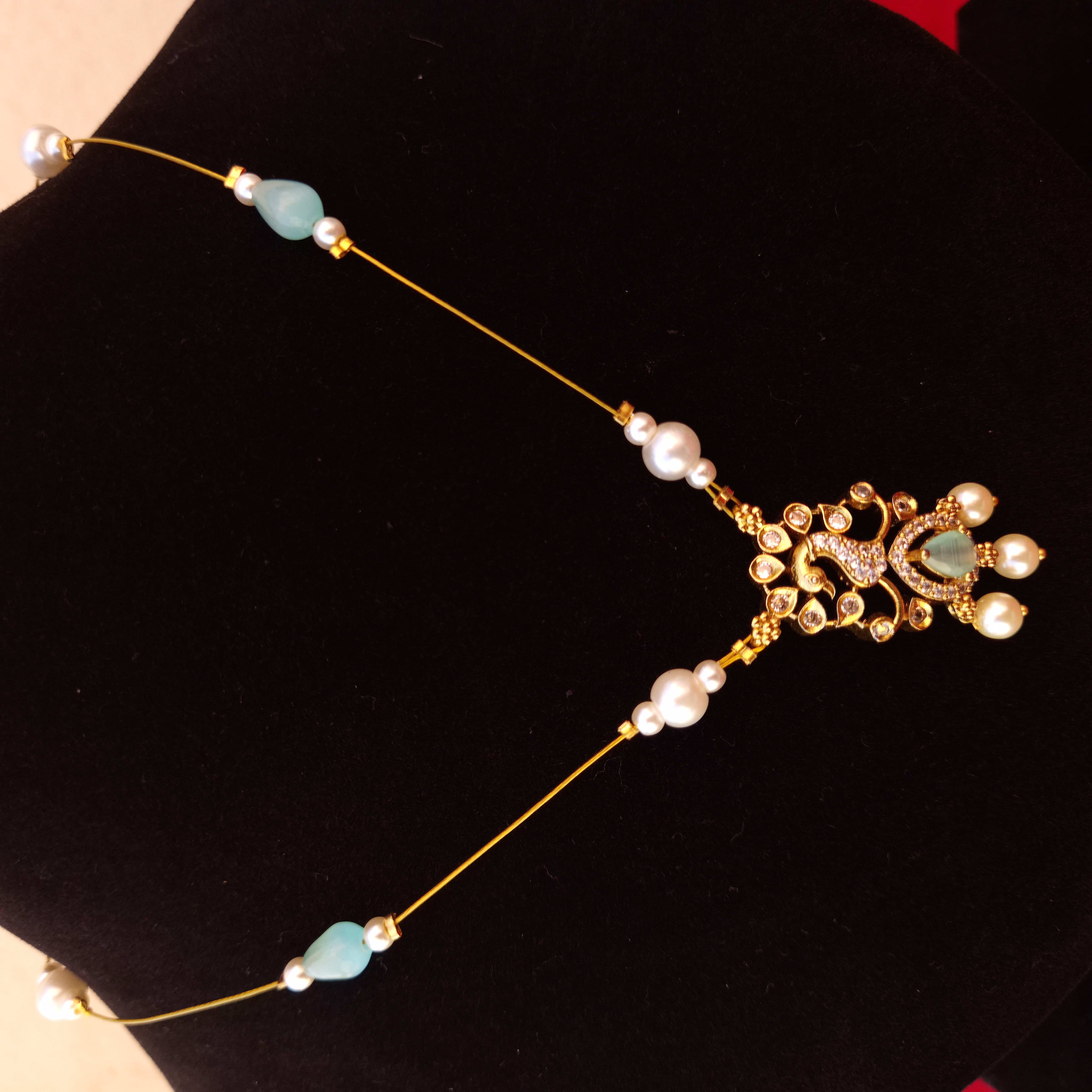 Invisible Peacock Pendant Necklace