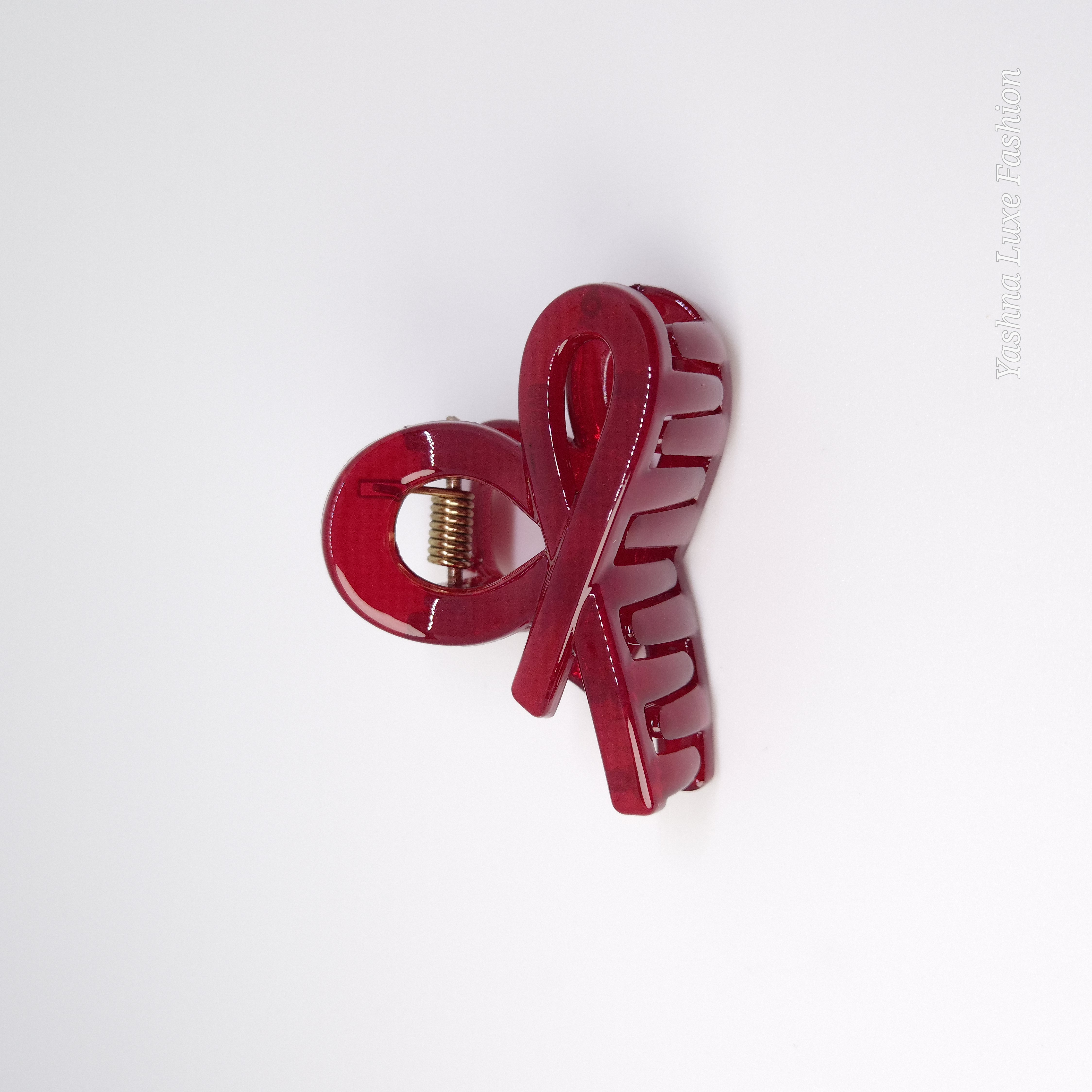 Jelly Finish Hair Claw Clip