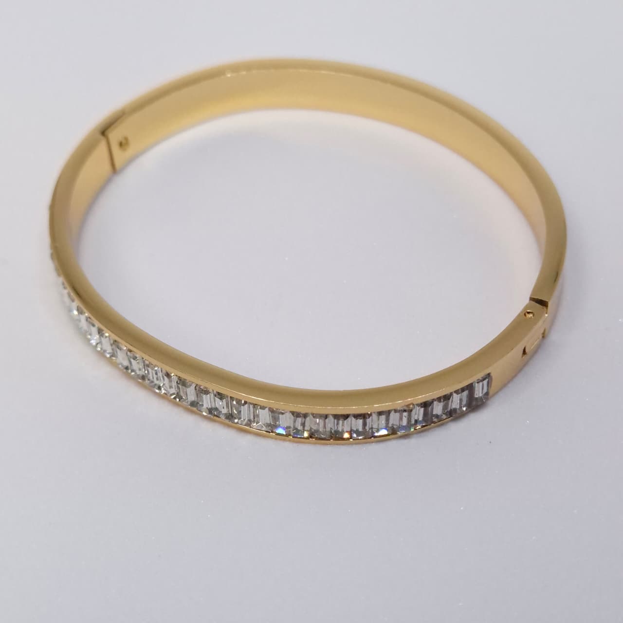 Anti Tarnish Gold Diamond Bracelet Small Size
