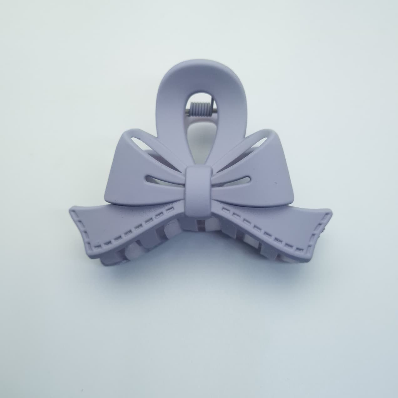 Matte Bow-Shaped Hair Claw Clip