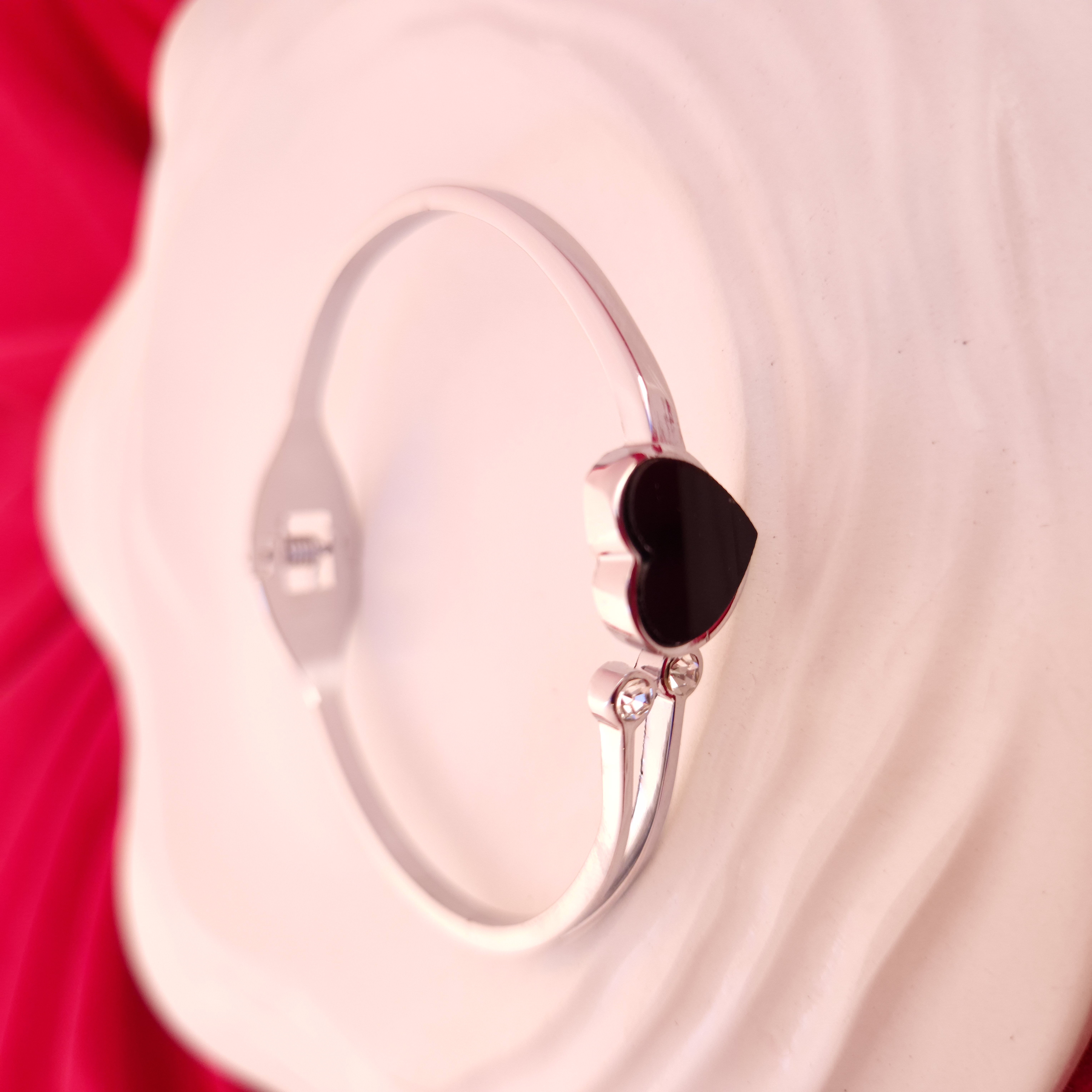 Silver Heart Bracelet