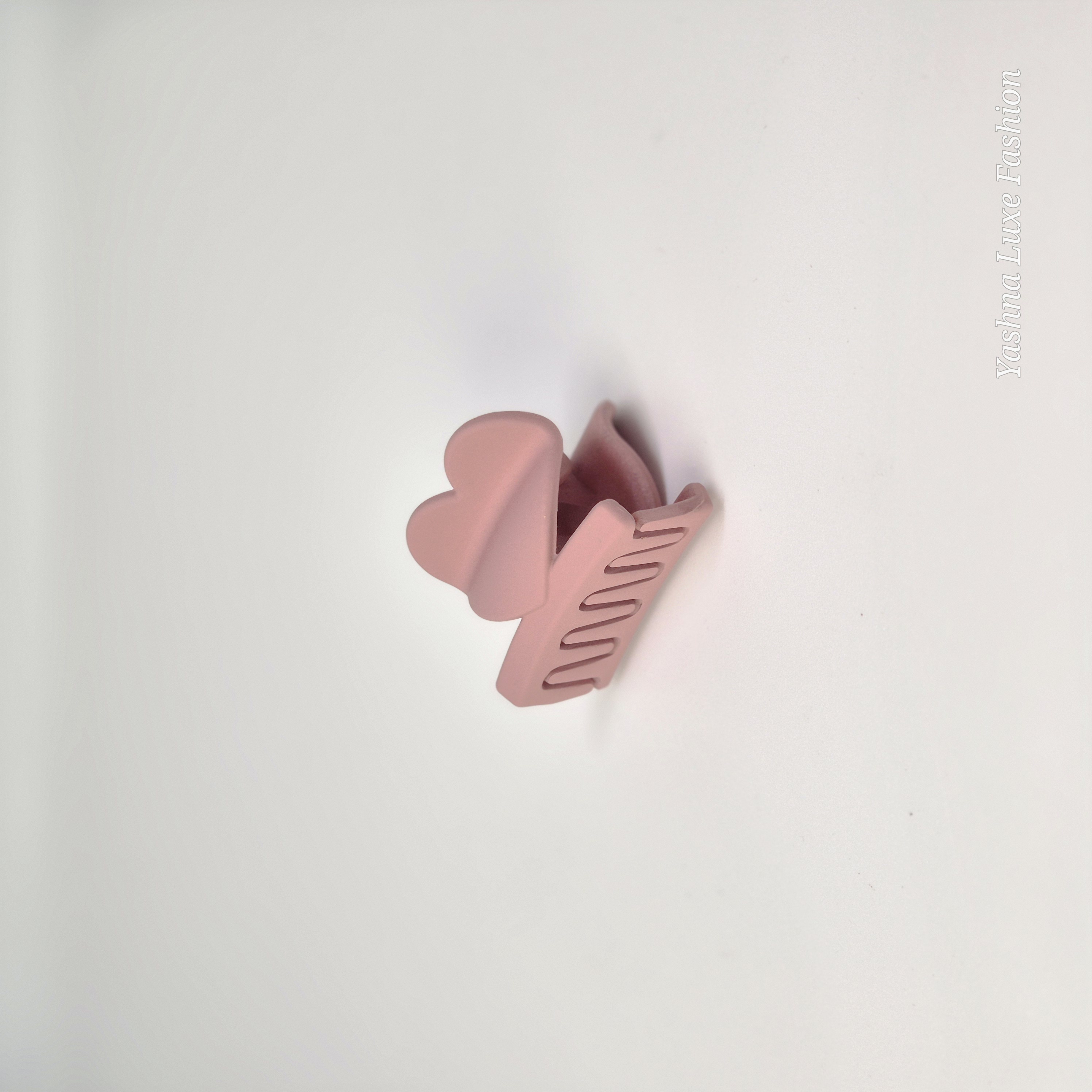 Heart-Shaped Hair Claw Clip Small