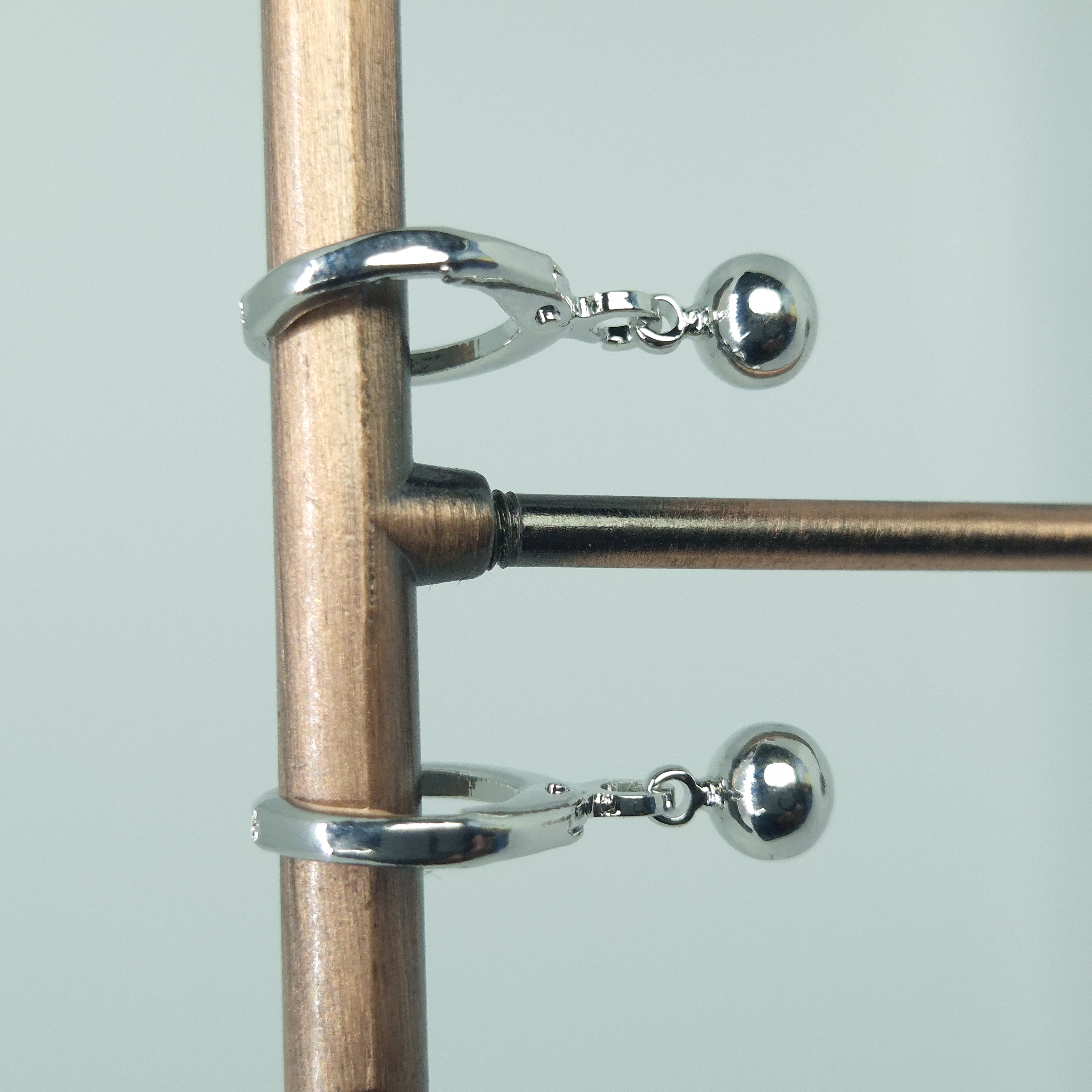 Minimalist Silver Ball Rings