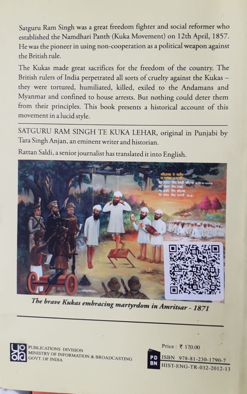 Satguru Ram Singh and Kuka Movement
