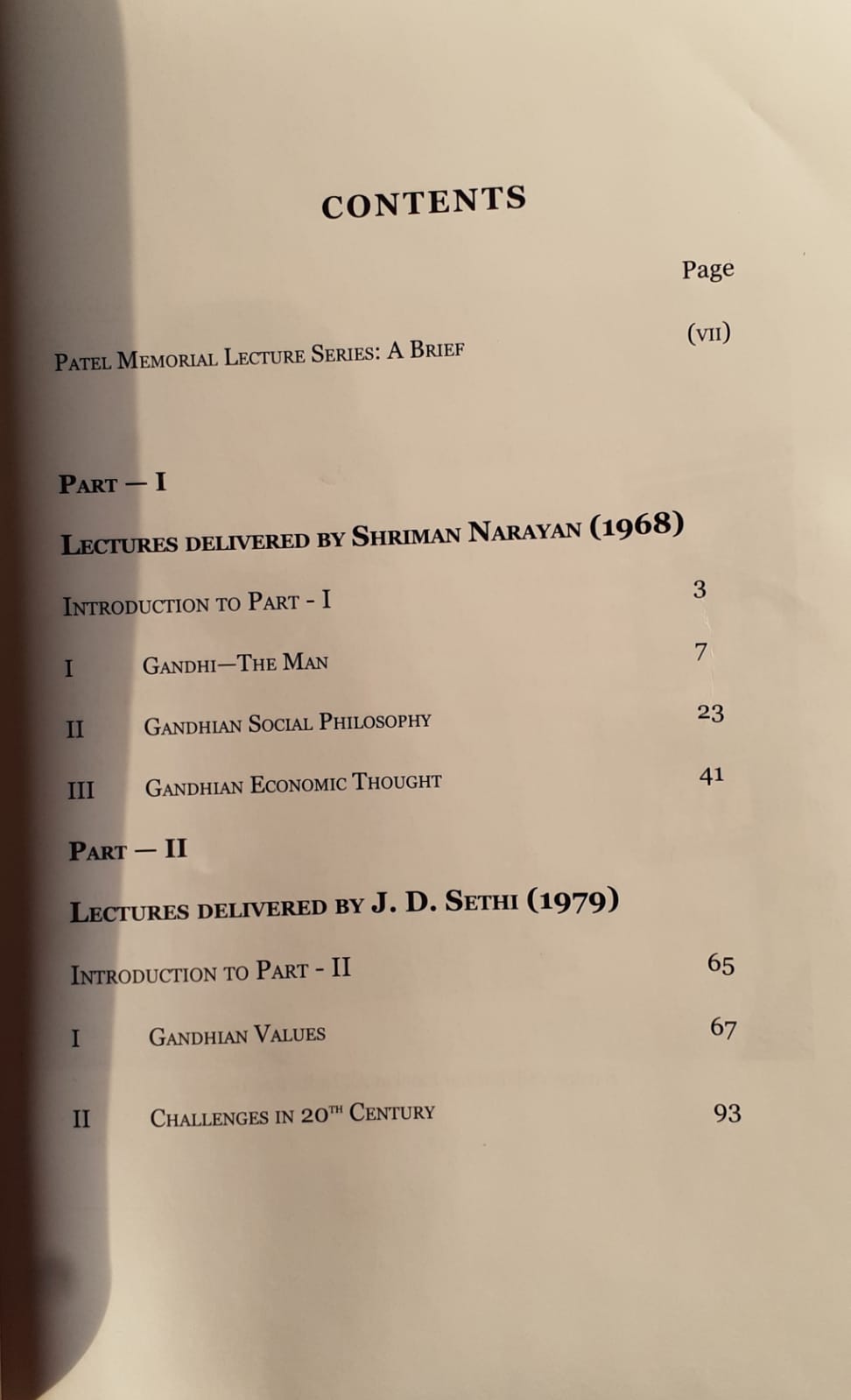 Selected Lectures on Mahatma Gandhi