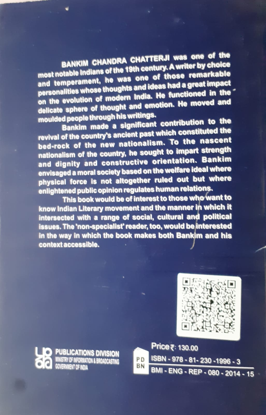 Builders of Modern India: Bankim Chandra Chatterji