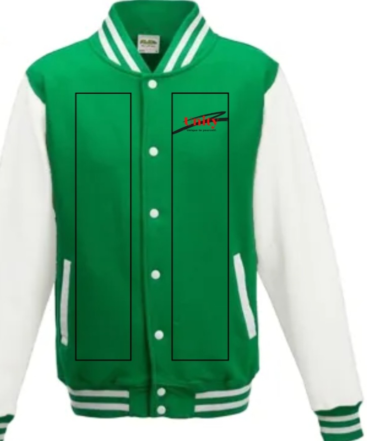 Unisex Blue Varsity Jacket