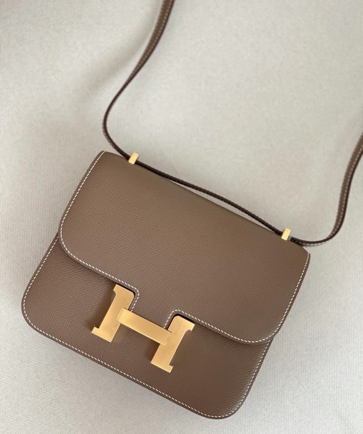 No.9-Hermès Constance Luxury Leather Crossbody Bag