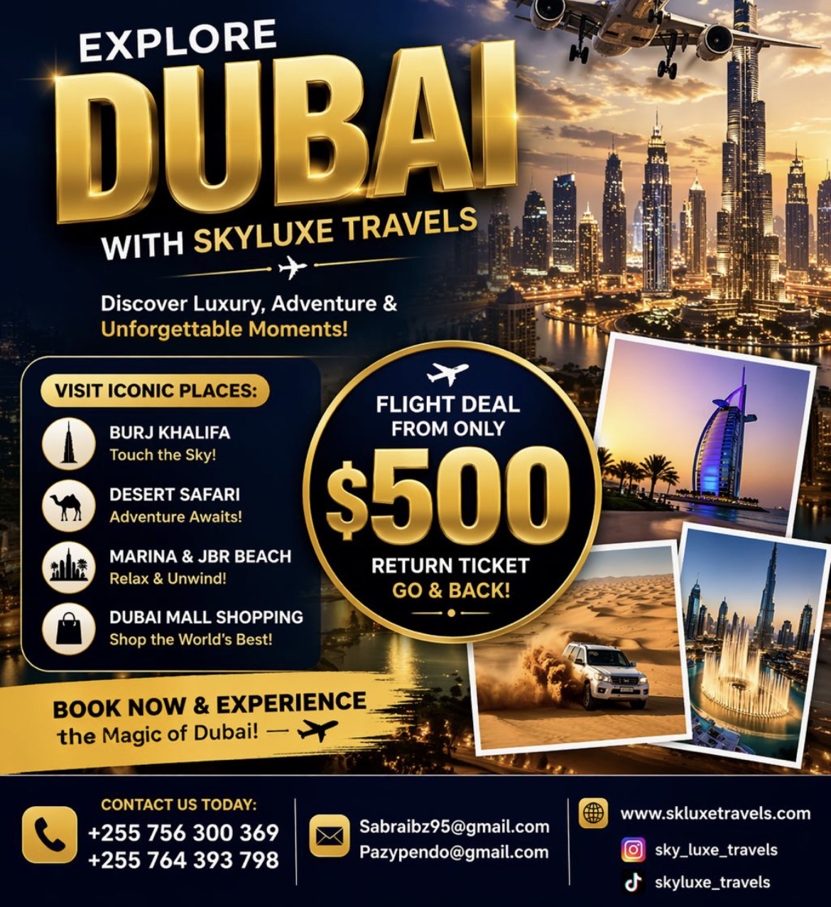 Dubai Adventure Tour Package